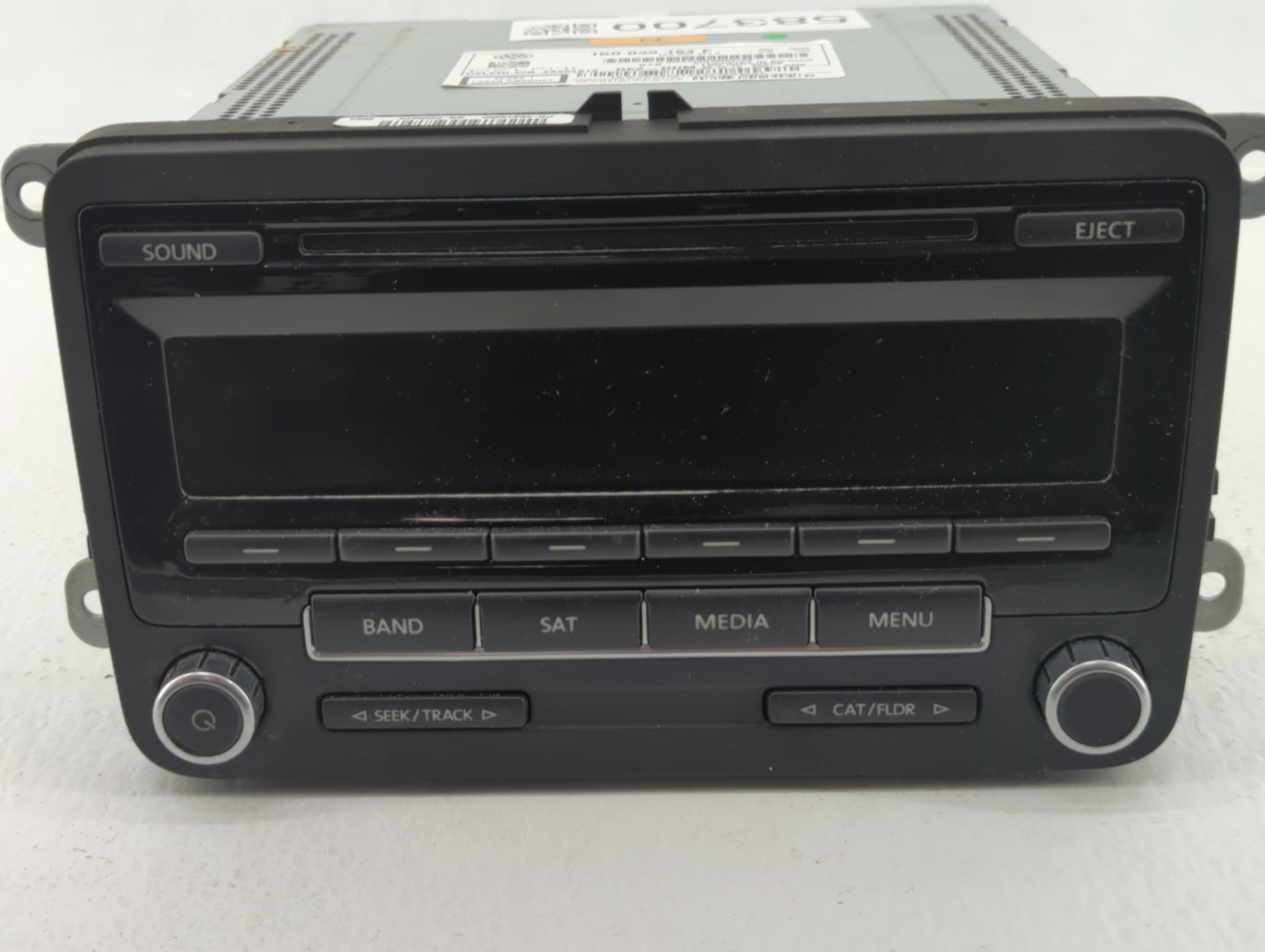 2014-2014 Volkswagen Jetta Am Fm Cd Player Radio Receiver - Oemusedautoparts1.com