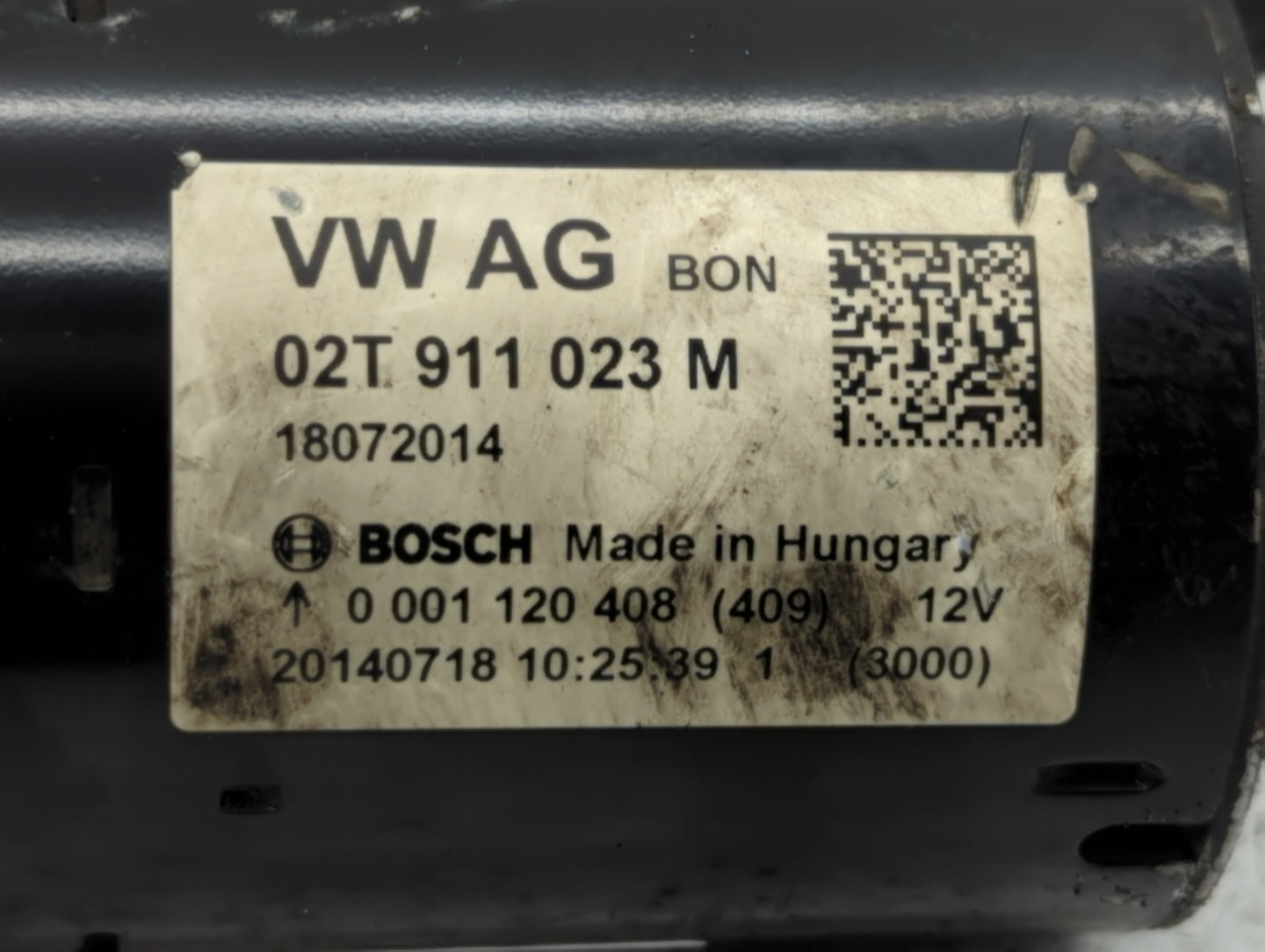 2006-2016 Volkswagen Jetta Car Starter Motor Solenoid OEM P/N:02T 911 023 MX 01 Fits OEM Used Auto Parts - Oemusedautoparts1