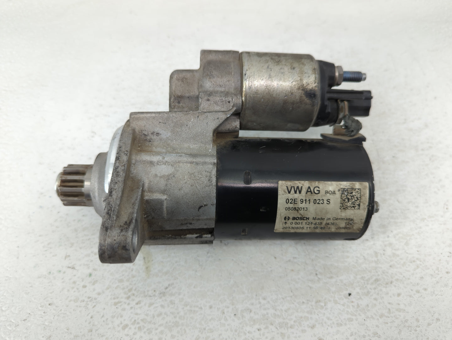 2012-2018 Volkswagen Jetta Car Starter Motor Solenoid OEM P/N:02E911023S 0001121435 Fits OEM Used Auto Parts - Oemusedautopa
