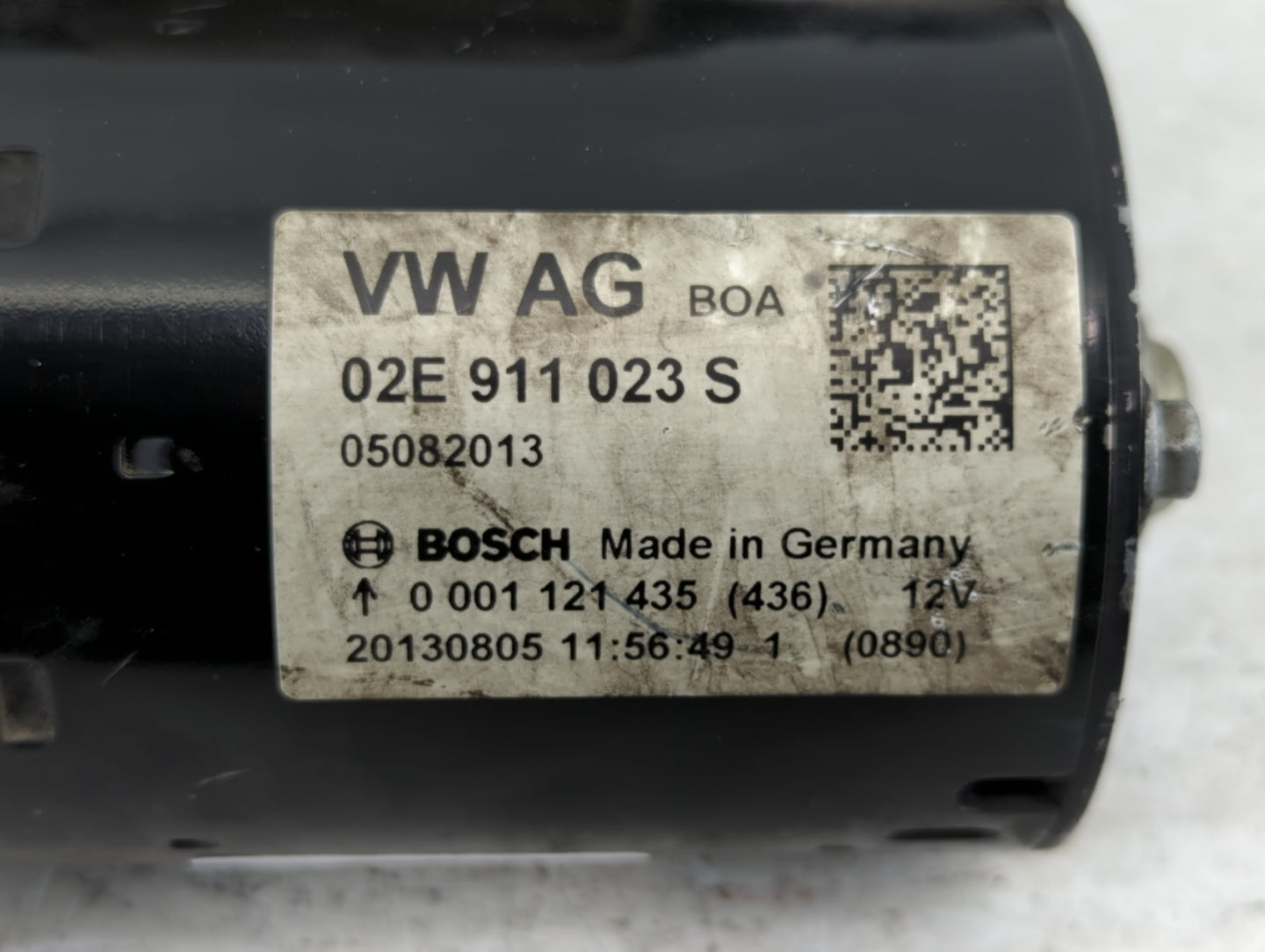 2012-2018 Volkswagen Jetta Car Starter Motor Solenoid OEM P/N:02E911023S 0001121435 Fits OEM Used Auto Parts - Oemusedautopa