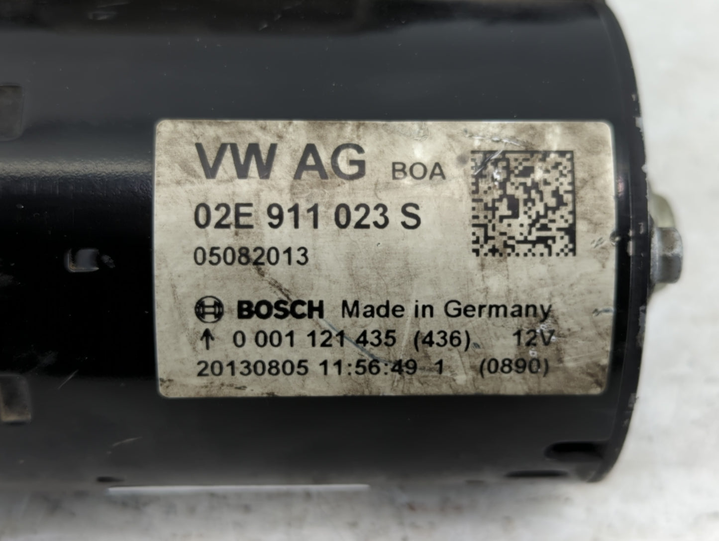 2012-2018 Volkswagen Jetta Car Starter Motor Solenoid OEM P/N:02E911023S 0001121435 Fits OEM Used Auto Parts - Oemusedautopa