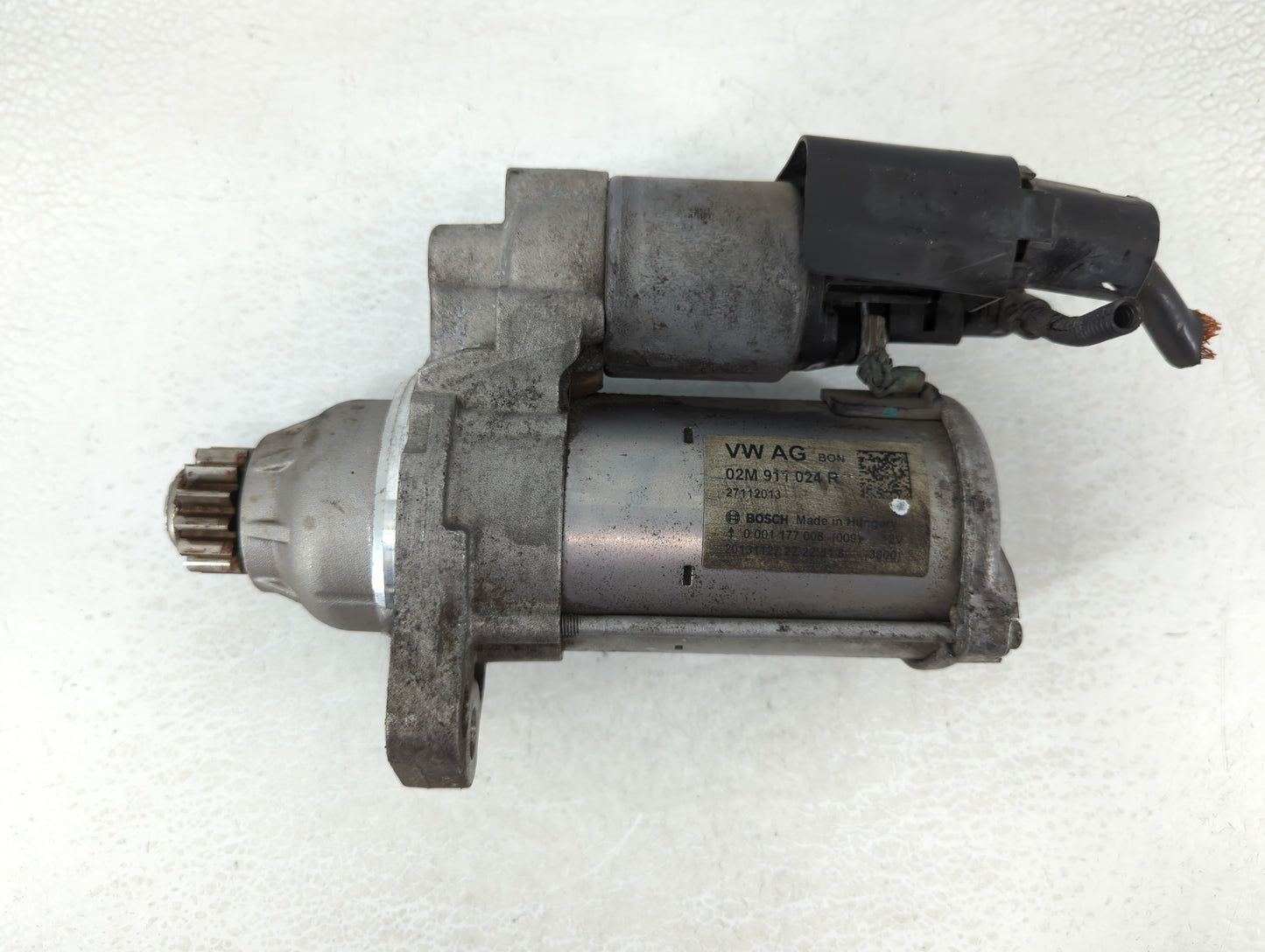 2014 Volkswagen Jetta Car Starter Motor Solenoid OEM P/N:02M 911 024 R Fits Fits 2015 2016 2017 2018 2019 2020 2021 2022 OEM