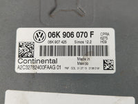 2014 Volkswagen Jetta PCM Engine Control Computer ECU ECM PCU OEM P/N:06K 906 070 F Fits OEM Used Auto Parts - Oemusedautopa