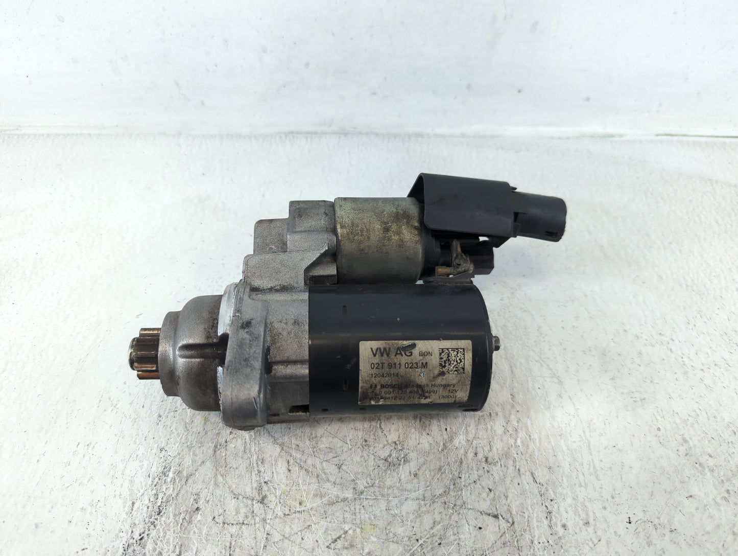 2006-2016 Volkswagen Jetta Car Starter Motor Solenoid OEM P/N:02T 911 023 M Fits OEM Used Auto Parts - Oemusedautoparts1.com
