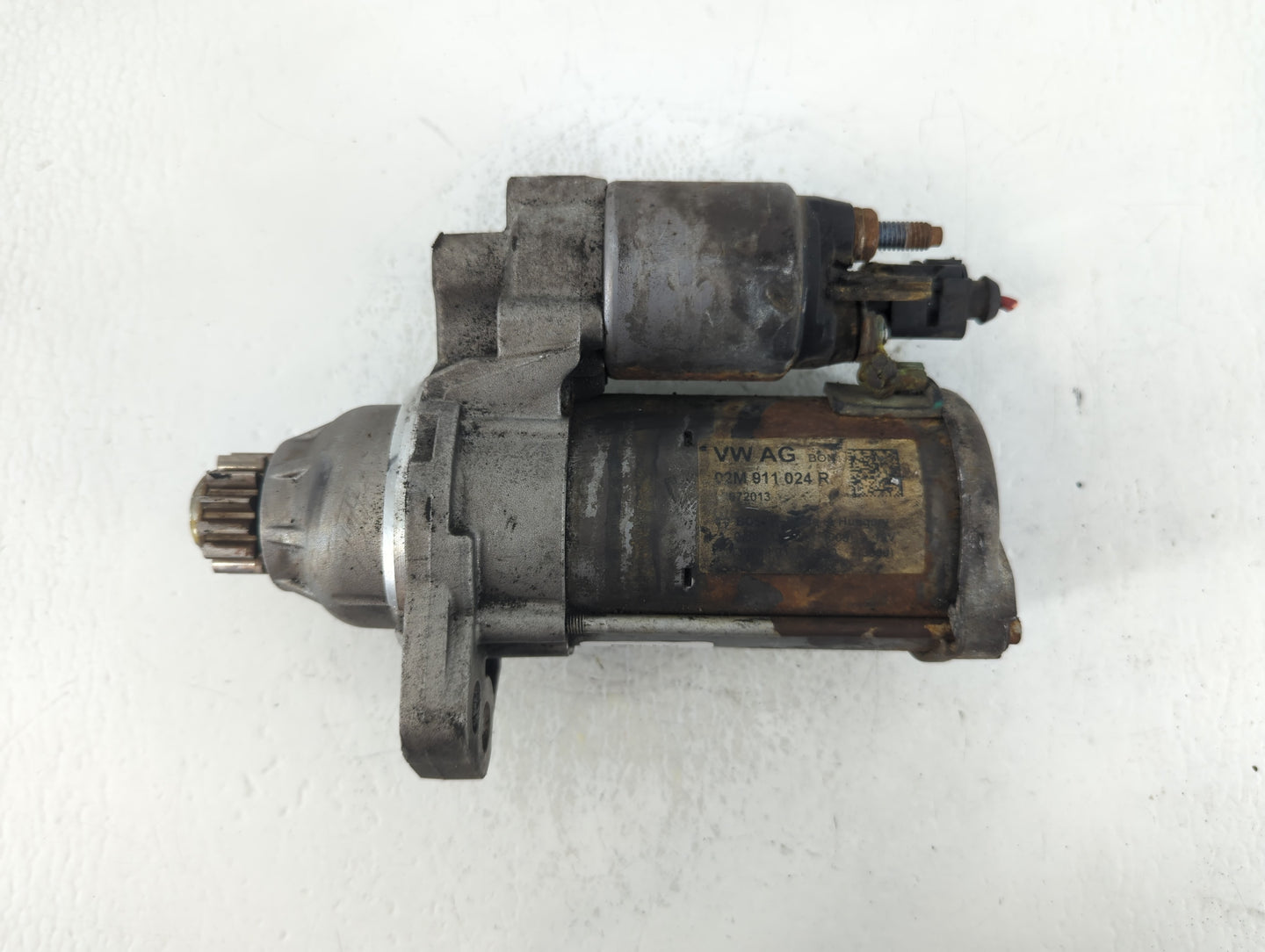 2014 Volkswagen Jetta Car Starter Motor Solenoid OEM P/N:14092013 02M 911 024 R Fits Fits 2015 2016 2017 2018 2019 2020 2021