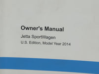 2014 Volkswagen Jetta Owners Manual Book Guide P/N:1415U1JV621 OEM Used Auto Parts - Oemusedautoparts1.com