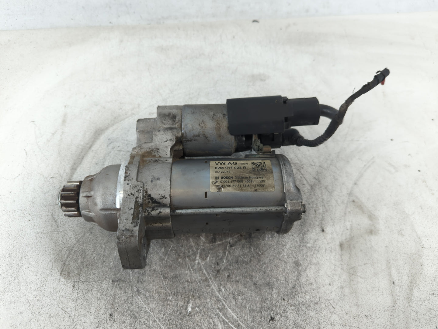2014 Volkswagen Jetta Car Starter Motor Solenoid OEM P/N:02M 911 024 R Fits Fits 2015 2016 2017 2018 2019 2020 2021 2022 OEM