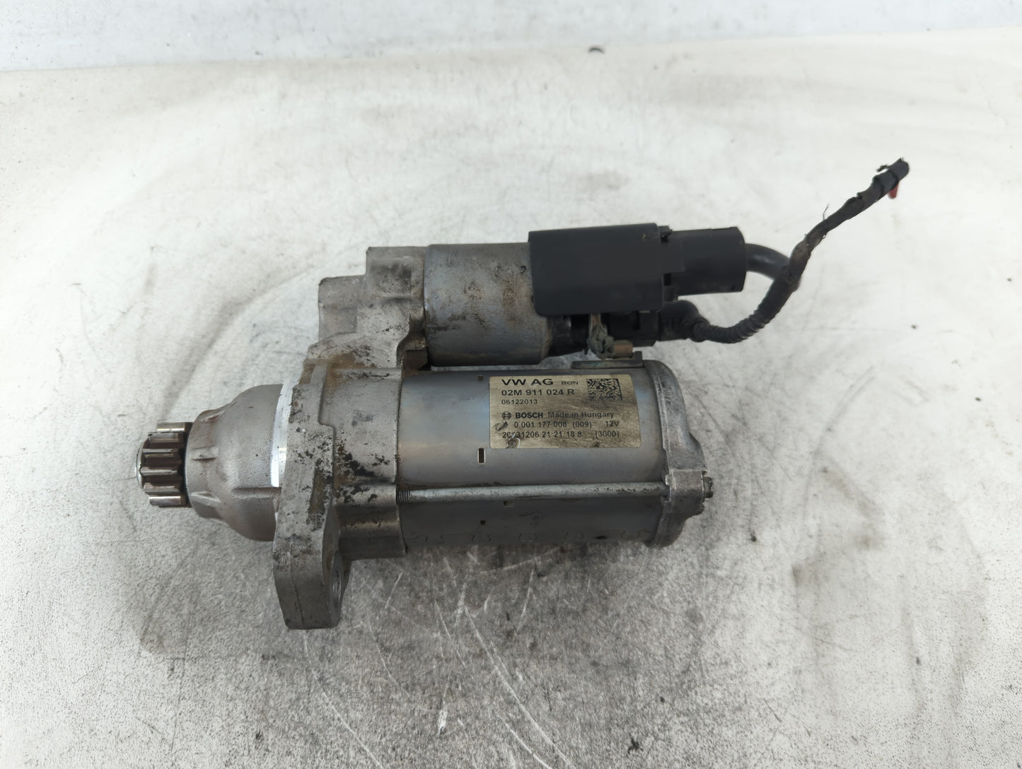 2014 Volkswagen Jetta Car Starter Motor Solenoid OEM P/N:02M 911 024 R Fits Fits 2015 2016 2017 2018 2019 2020 2021 2022 OEM