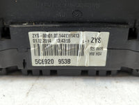 2014 Volkswagen Jetta Instrument Cluster Speedometer Gauges P/N:5C6920 953B Fits OEM Used Auto Parts - Oemusedautoparts1.com
