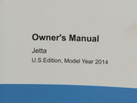 2014 Volkswagen Jetta Owners Manual Book Guide P/N:1415U1JT621 OEM Used Auto Parts - Oemusedautoparts1.com