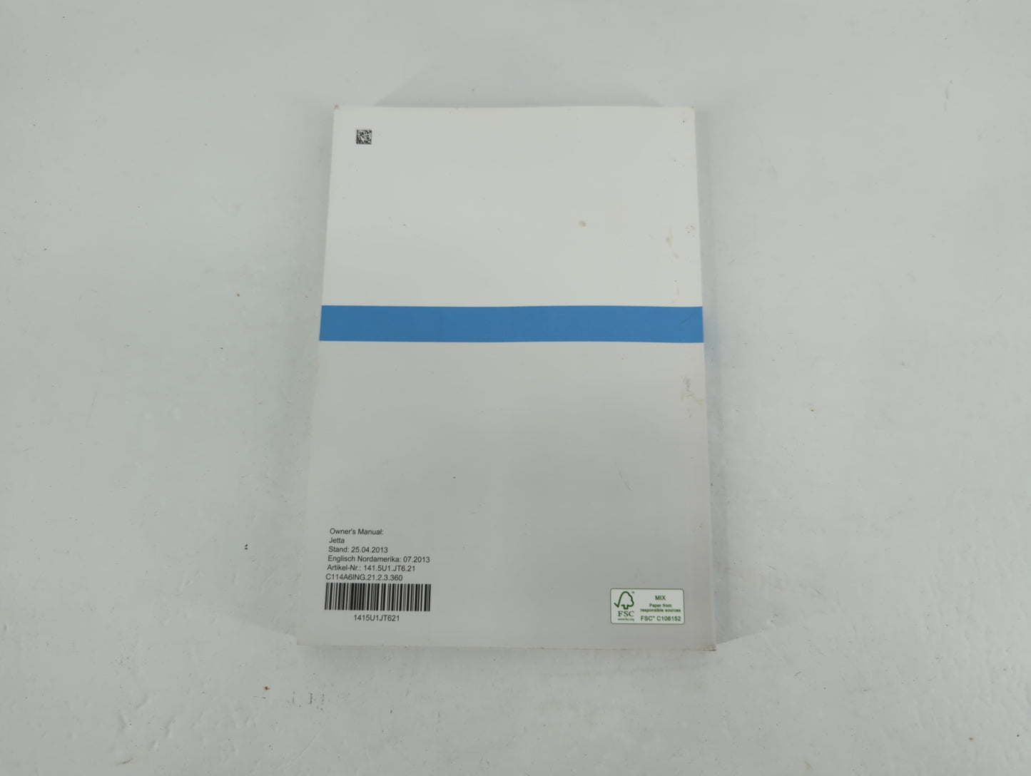 2014 Volkswagen Jetta Owners Manual Book Guide P/N:1415U1JT621 OEM Used Auto Parts - Oemusedautoparts1.com