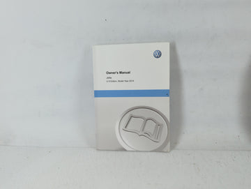 2014 Volkswagen Jetta Owners Manual Book Guide P/N:1425U1JT623 OEM Used Auto Parts