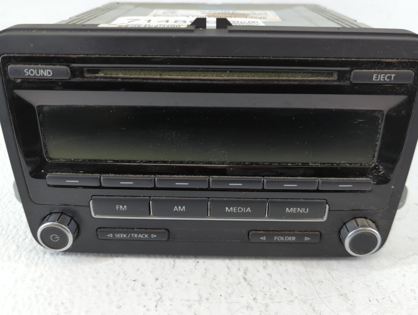 2011-2014 Volkswagen Jetta Radio AM FM Cd Player Receiver Replacement P/N:1K0 035 164 D Fits Fits 2011 2012 2013 2014 2015 2