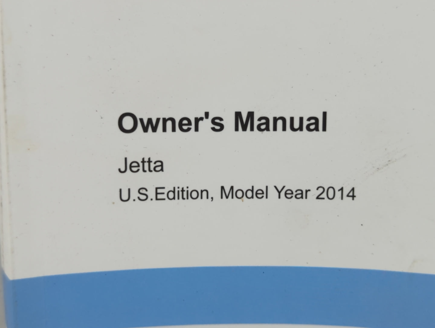 2014 Volkswagen Jetta Owners Manual Book Guide P/N:1415U1JT621 OEM Used Auto Parts - Oemusedautoparts1.com