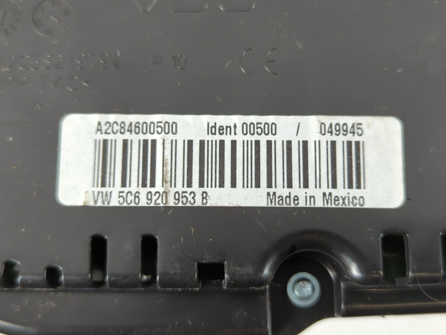 2014 Volkswagen Jetta Instrument Cluster Speedometer Gauges P/N:A2C84600500 5C6 920 953 B Fits OEM Used Auto Parts - Oemused