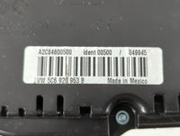 2014 Volkswagen Jetta Instrument Cluster Speedometer Gauges P/N:A2C84600500 5C6 920 953 B Fits OEM Used Auto Parts - Oemused