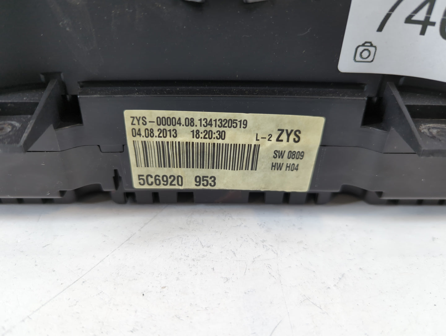 2014 Volkswagen Jetta Instrument Cluster Speedometer Gauges P/N:5C6920 973B Fits OEM Used Auto Parts - Oemusedautoparts1.com