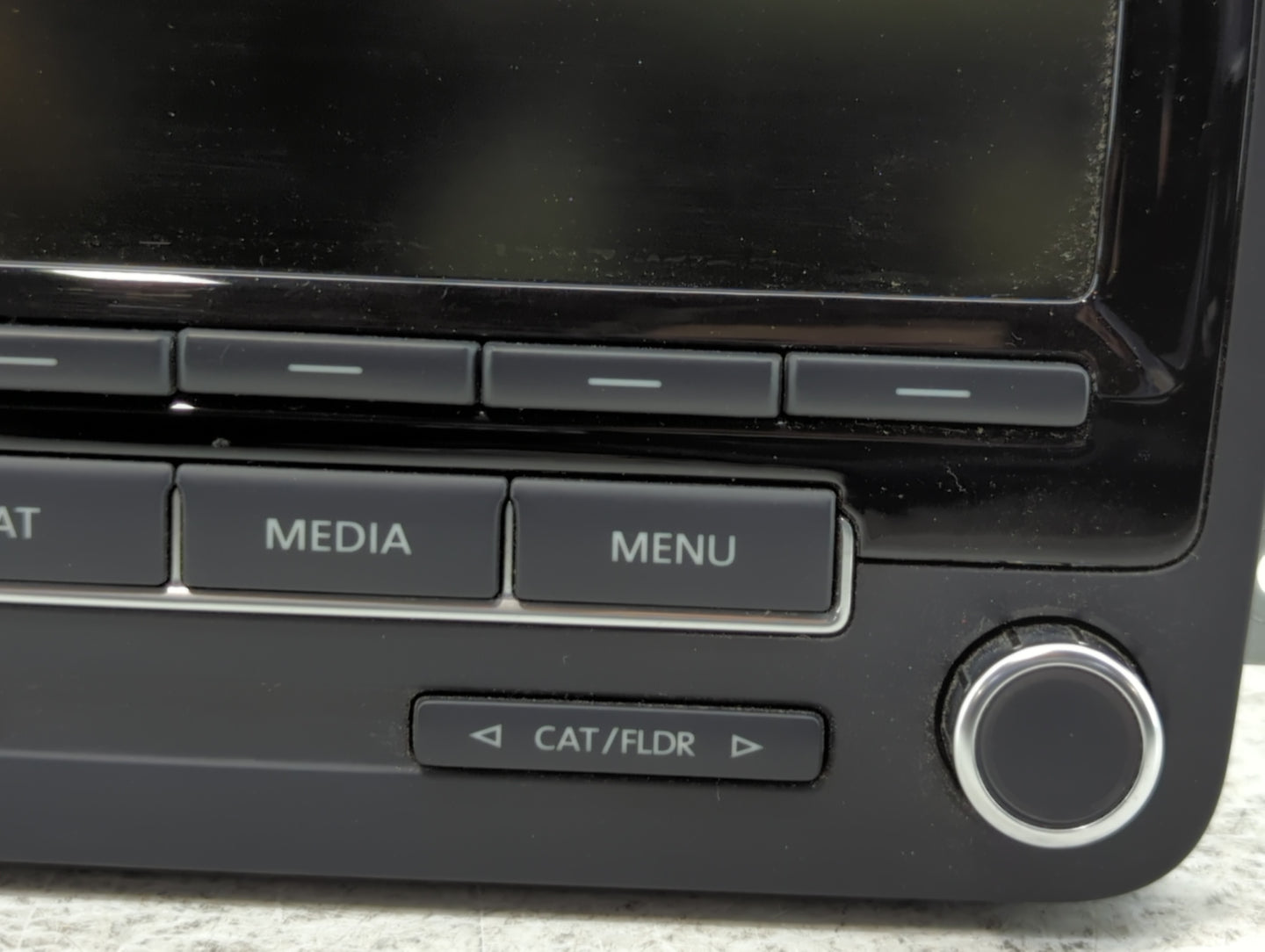 2014 Volkswagen Jetta Radio AM FM Cd Player Receiver Replacement P/N:1K0 035 164 F Fits Fits 2013 2015 OEM Used Auto Parts -