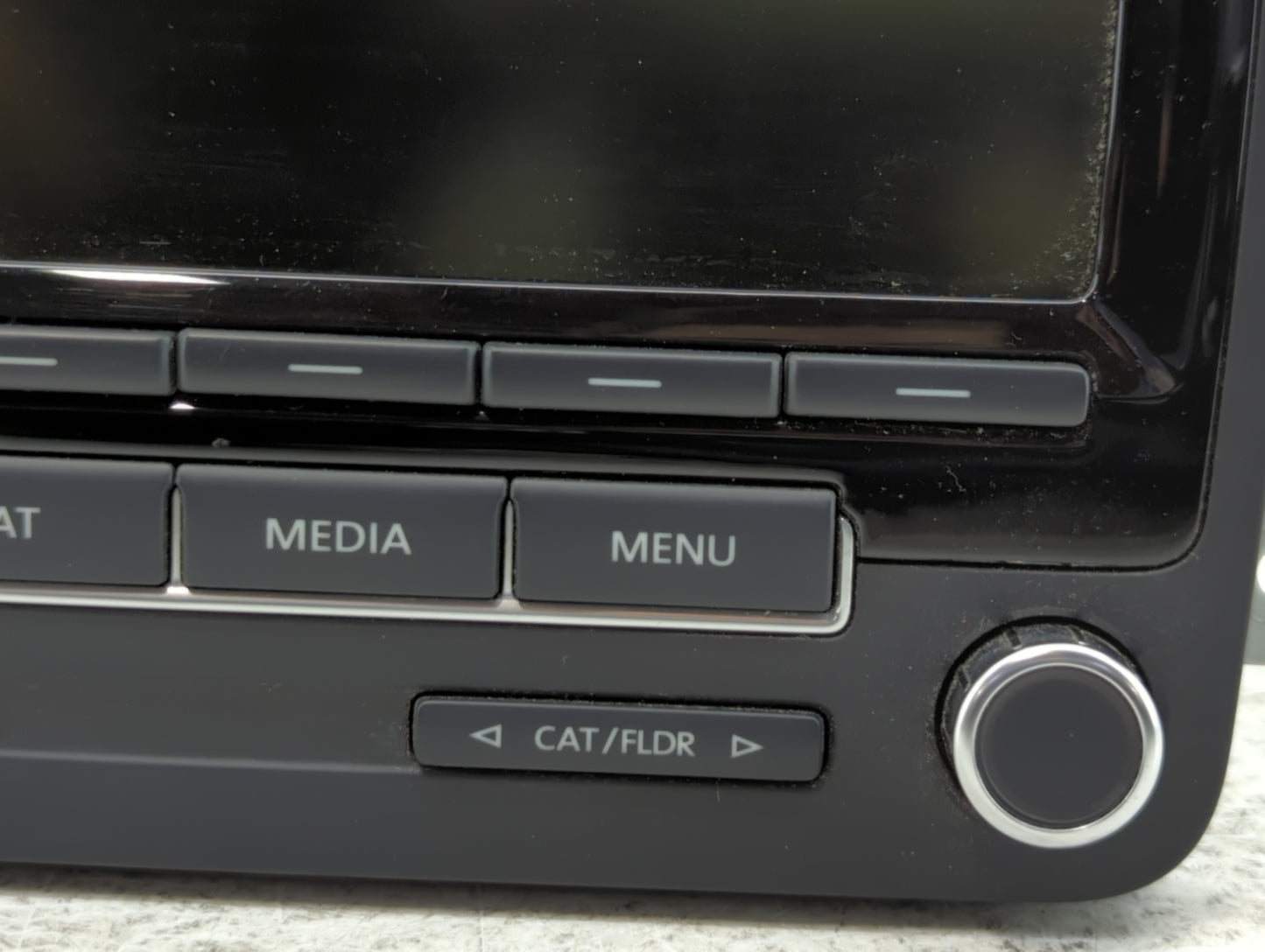 2014 Volkswagen Jetta Radio AM FM Cd Player Receiver Replacement P/N:1K0 035 164 F Fits Fits 2013 2015 OEM Used Auto Parts -