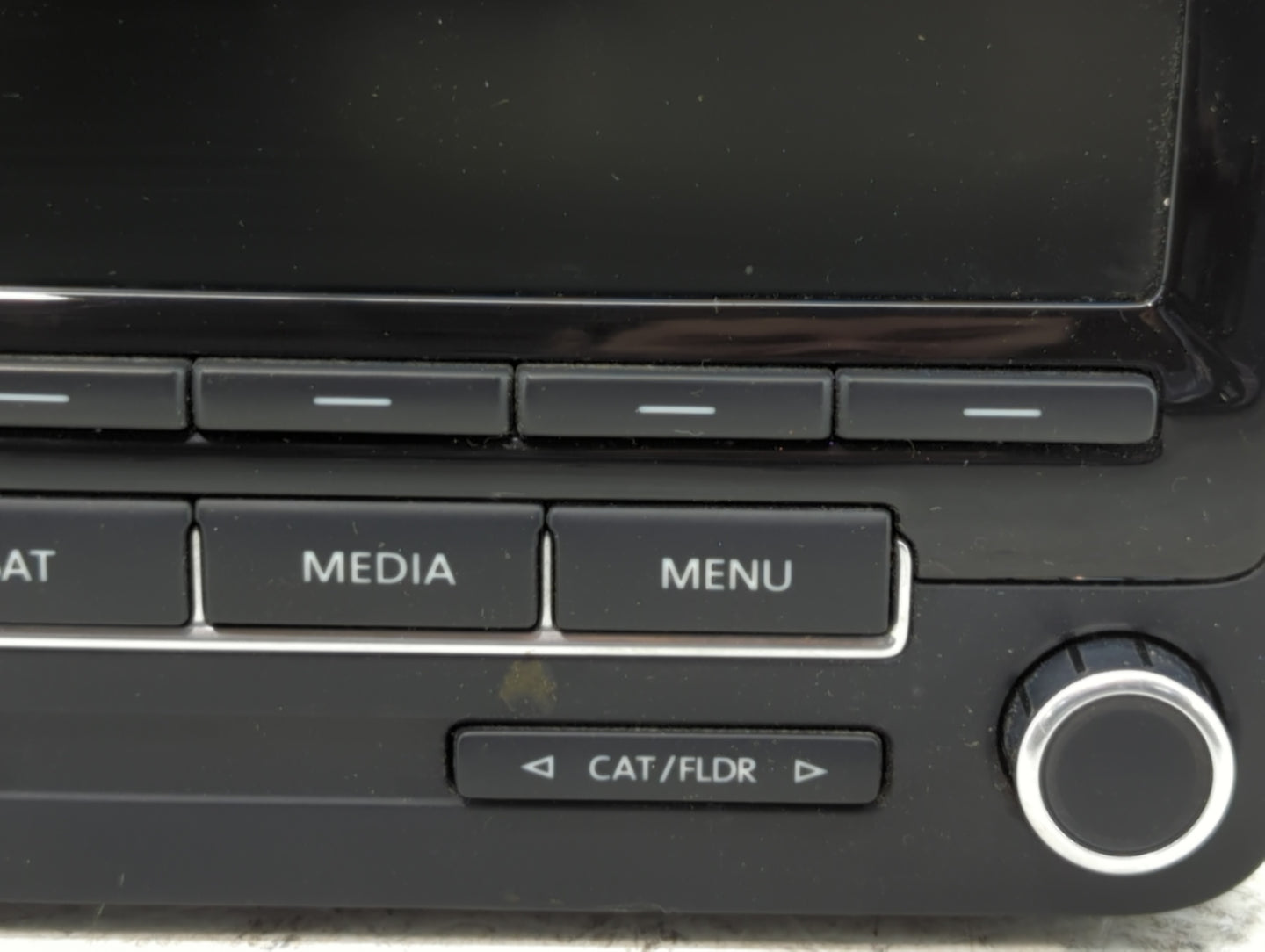 2014 Volkswagen Jetta Radio AM FM Cd Player Receiver Replacement P/N:1K0 035 164 F Fits Fits 2013 2015 OEM Used Auto Parts -