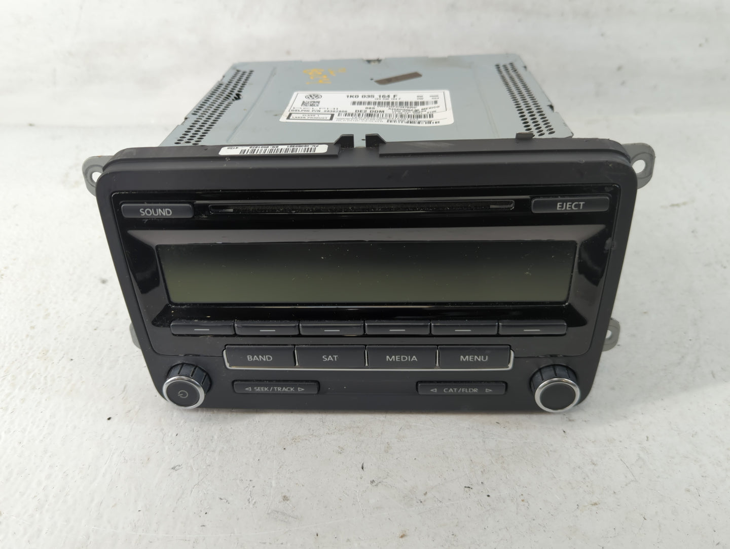 2012-2017 Volkswagen Jetta Radio AM FM Cd Player Receiver Replacement P/N:1K0 035 164 F Fits Fits 2012 2013 2014 2015 2016 2