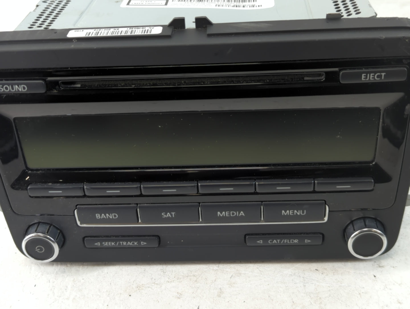 2012-2017 Volkswagen Jetta Radio AM FM Cd Player Receiver Replacement P/N:1K0 035 164 F Fits Fits 2012 2013 2014 2015 2016 2