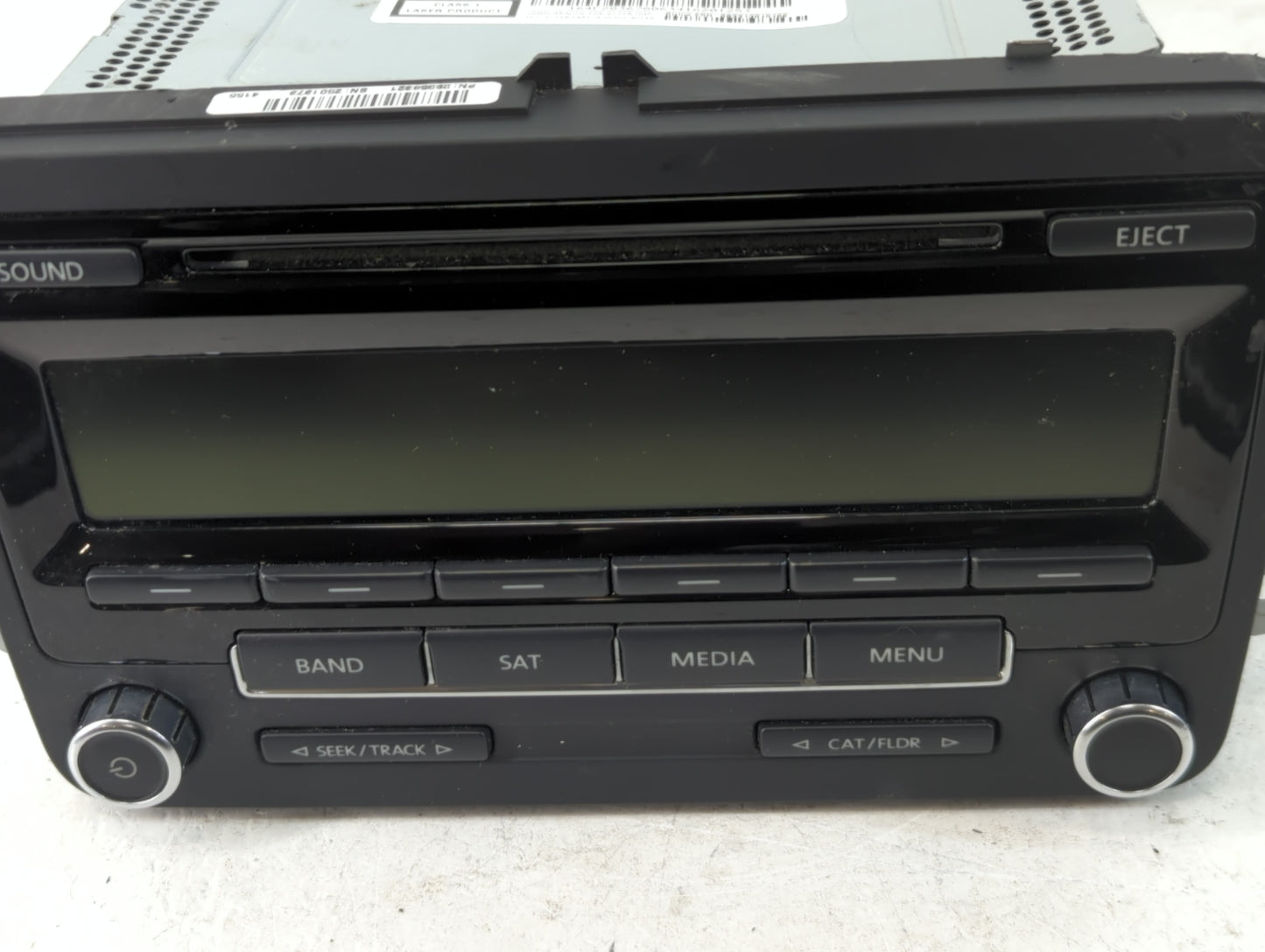 2012-2017 Volkswagen Jetta Radio AM FM Cd Player Receiver Replacement P/N:1K0 035 164 F Fits Fits 2012 2013 2014 2015 2016 2