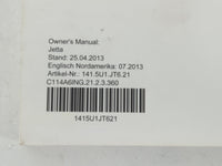 2014 Volkswagen Jetta Owners Manual Book Guide OEM Used Auto Parts - Oemusedautoparts1.com