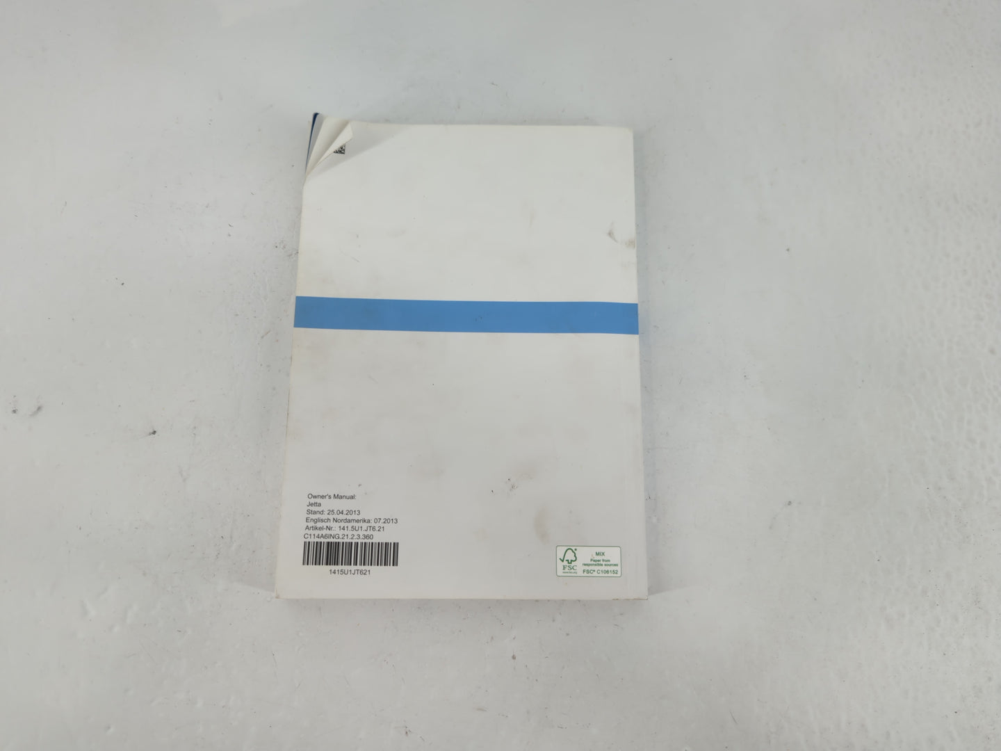 2014 Volkswagen Jetta Owners Manual Book Guide OEM Used Auto Parts - Oemusedautoparts1.com