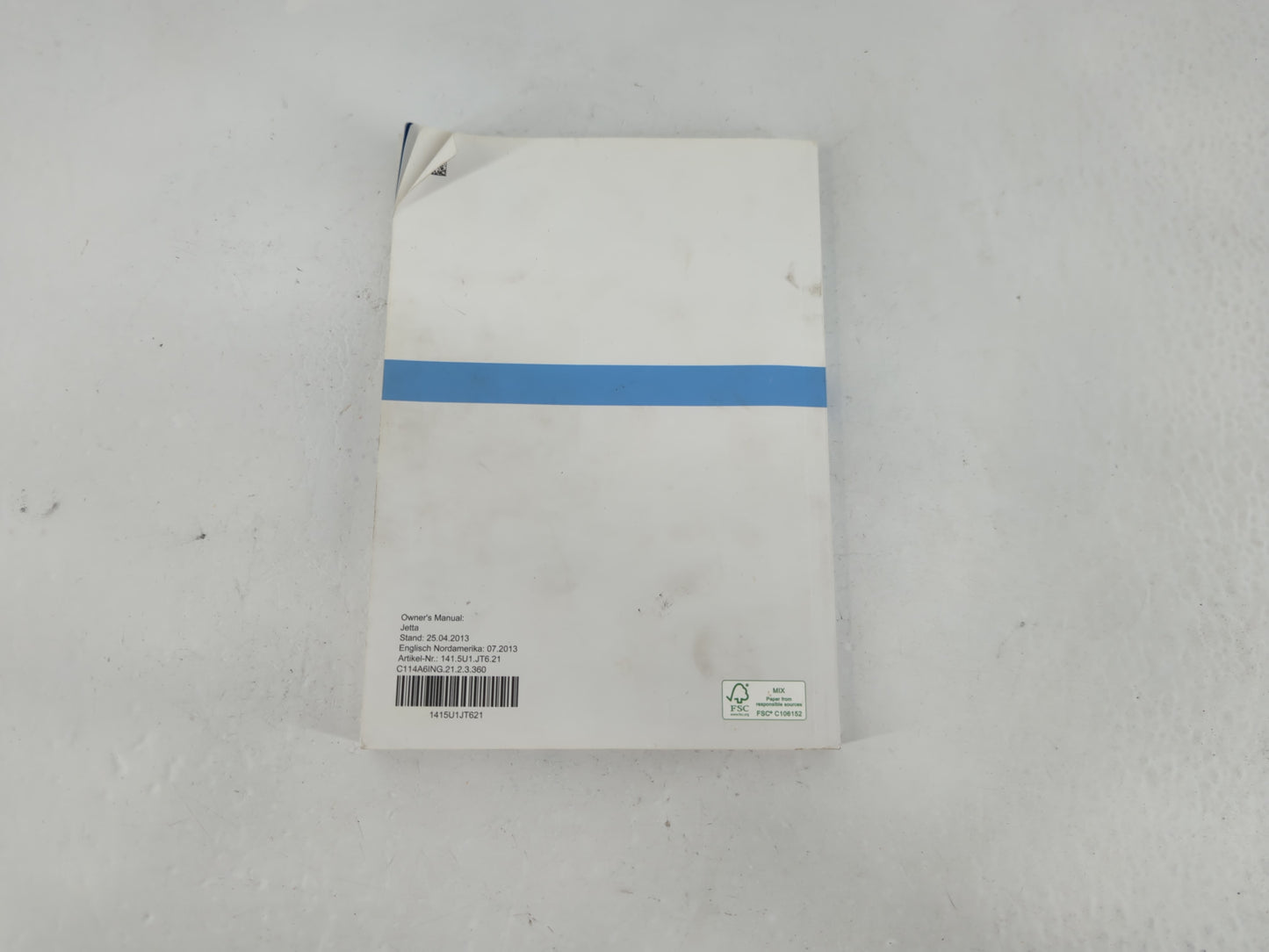 2014 Volkswagen Jetta Owners Manual Book Guide OEM Used Auto Parts - Oemusedautoparts1.com