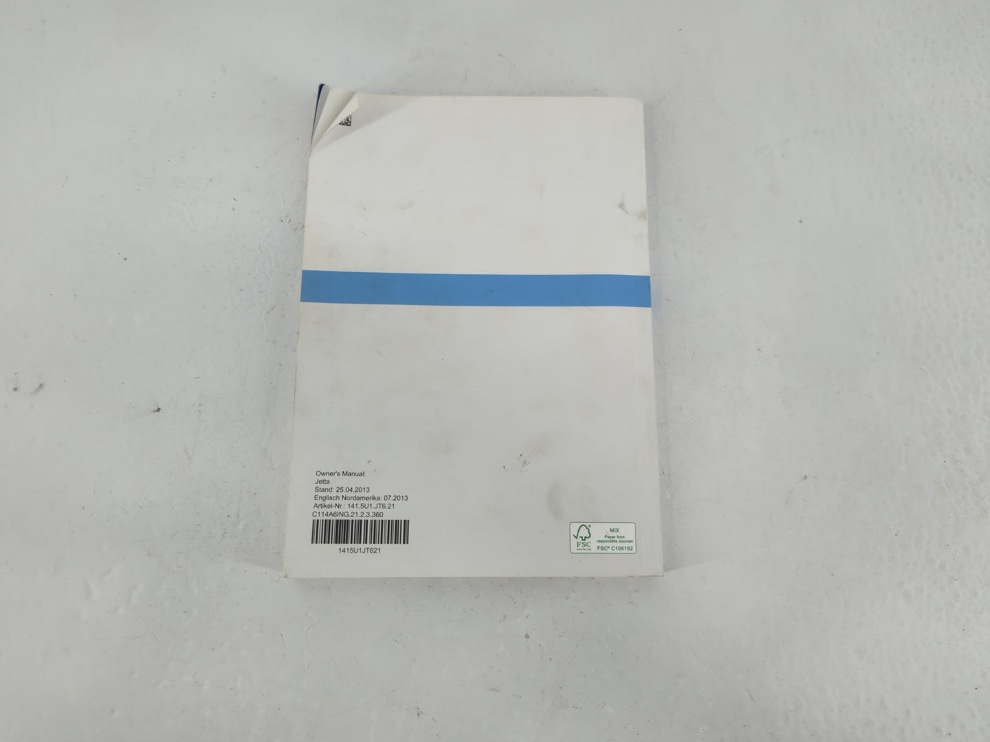 2014 Volkswagen Jetta Owners Manual Book Guide OEM Used Auto Parts - Oemusedautoparts1.com