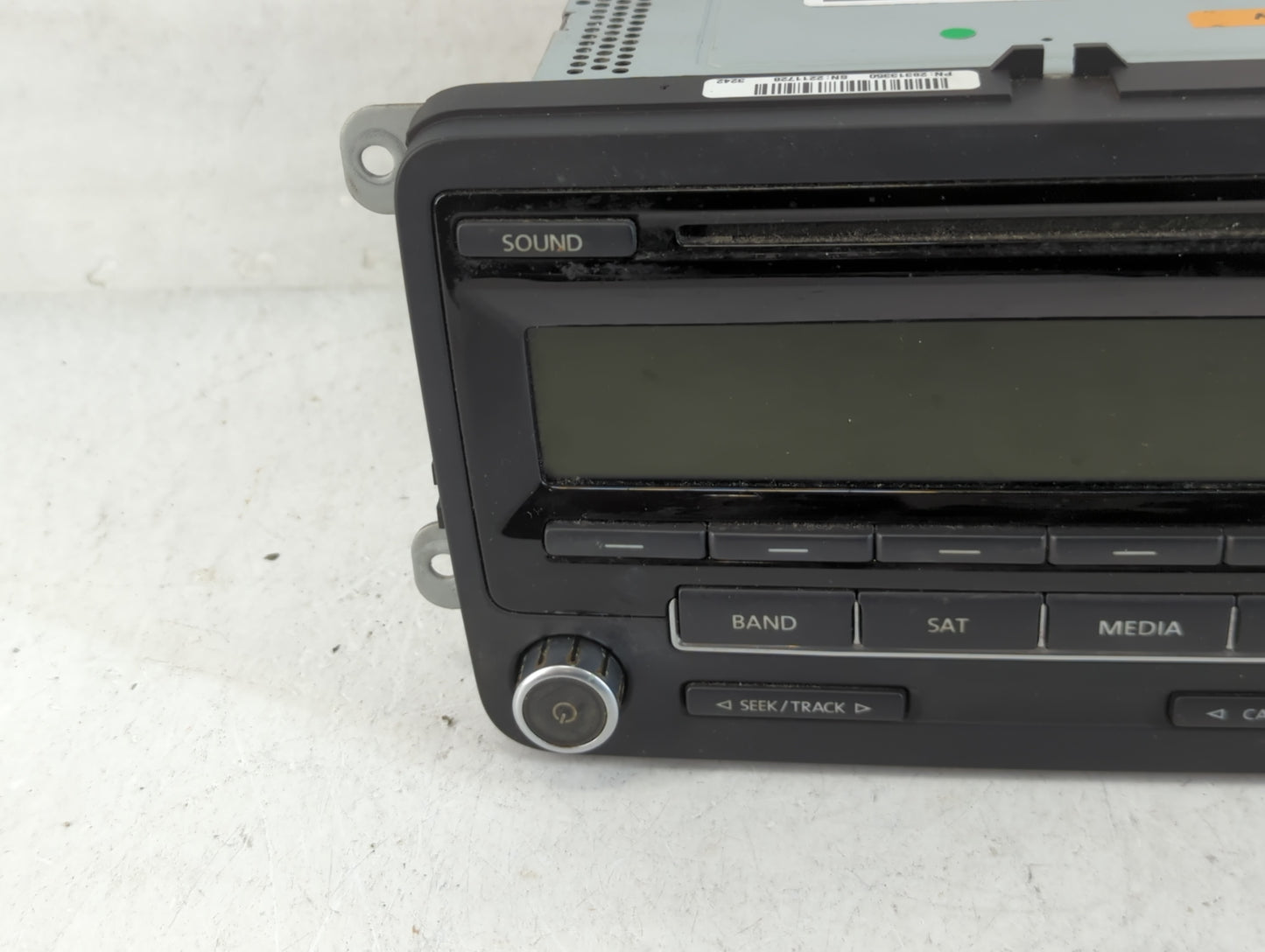 2014 Volkswagen Jetta Radio AM FM Cd Player Receiver Replacement P/N:1K0 035 164 F Fits Fits 2013 2015 OEM Used Auto Parts -