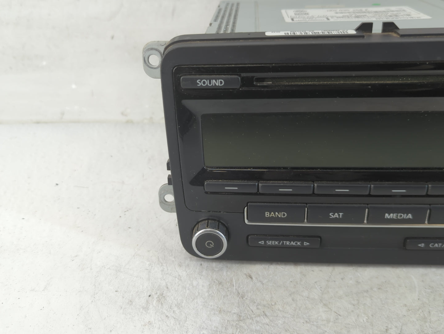 2014 Volkswagen Jetta Radio AM FM Cd Player Receiver Replacement P/N:1K0 035 164 F Fits Fits 2013 2015 OEM Used Auto Parts -