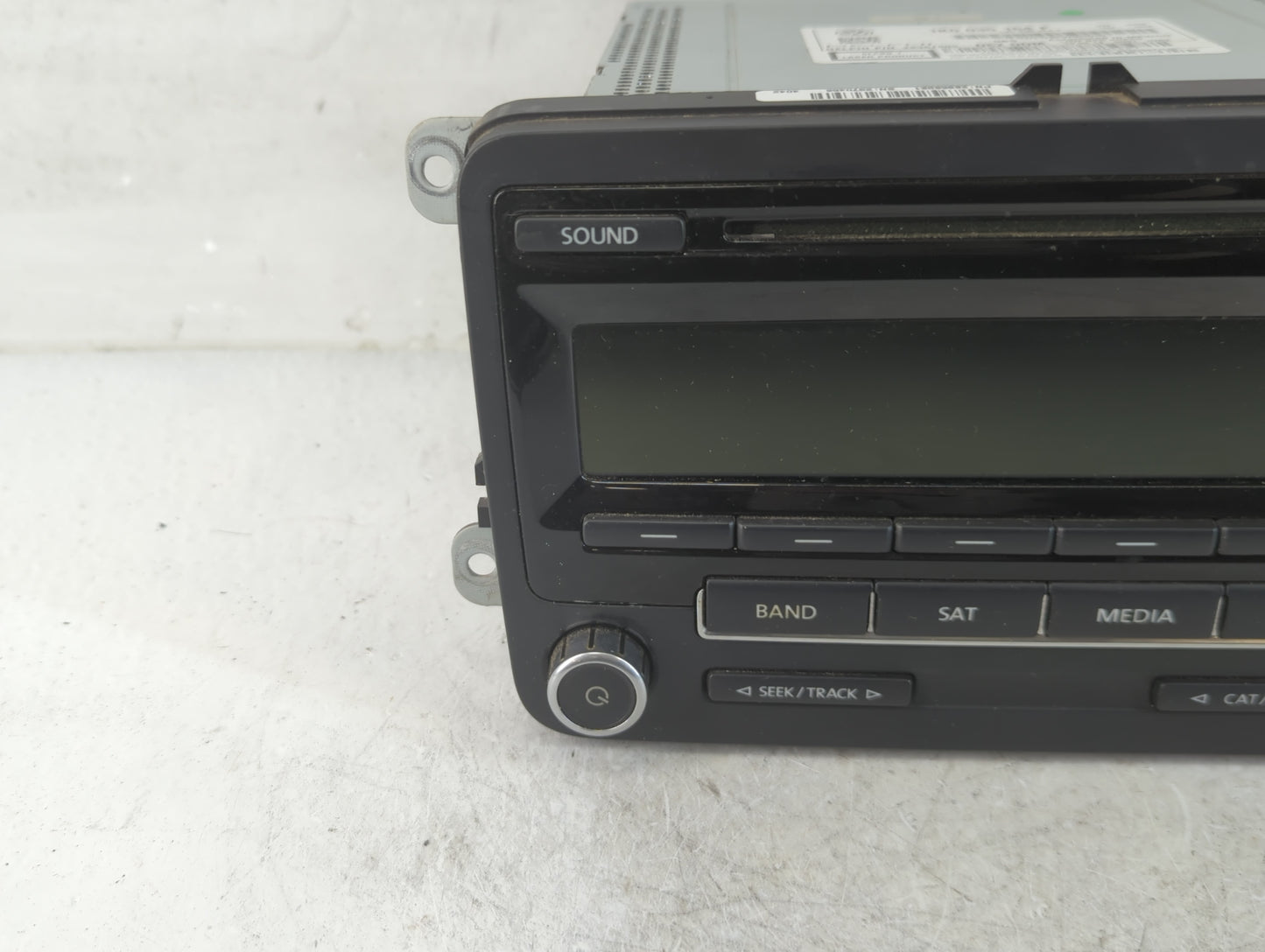 2014 Volkswagen Jetta Radio AM FM Cd Player Receiver Replacement P/N:1K0 035 164 F Fits Fits 2013 2015 OEM Used Auto Parts -