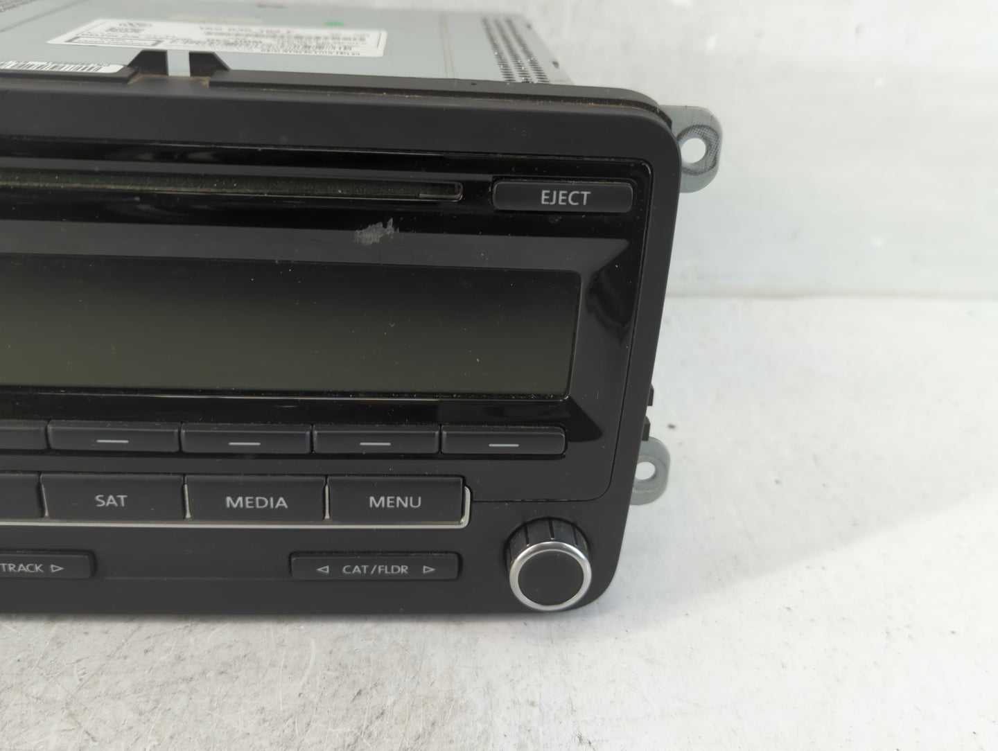 2014 Volkswagen Jetta Radio AM FM Cd Player Receiver Replacement P/N:1K0 035 164 F Fits Fits 2013 2015 OEM Used Auto Parts -