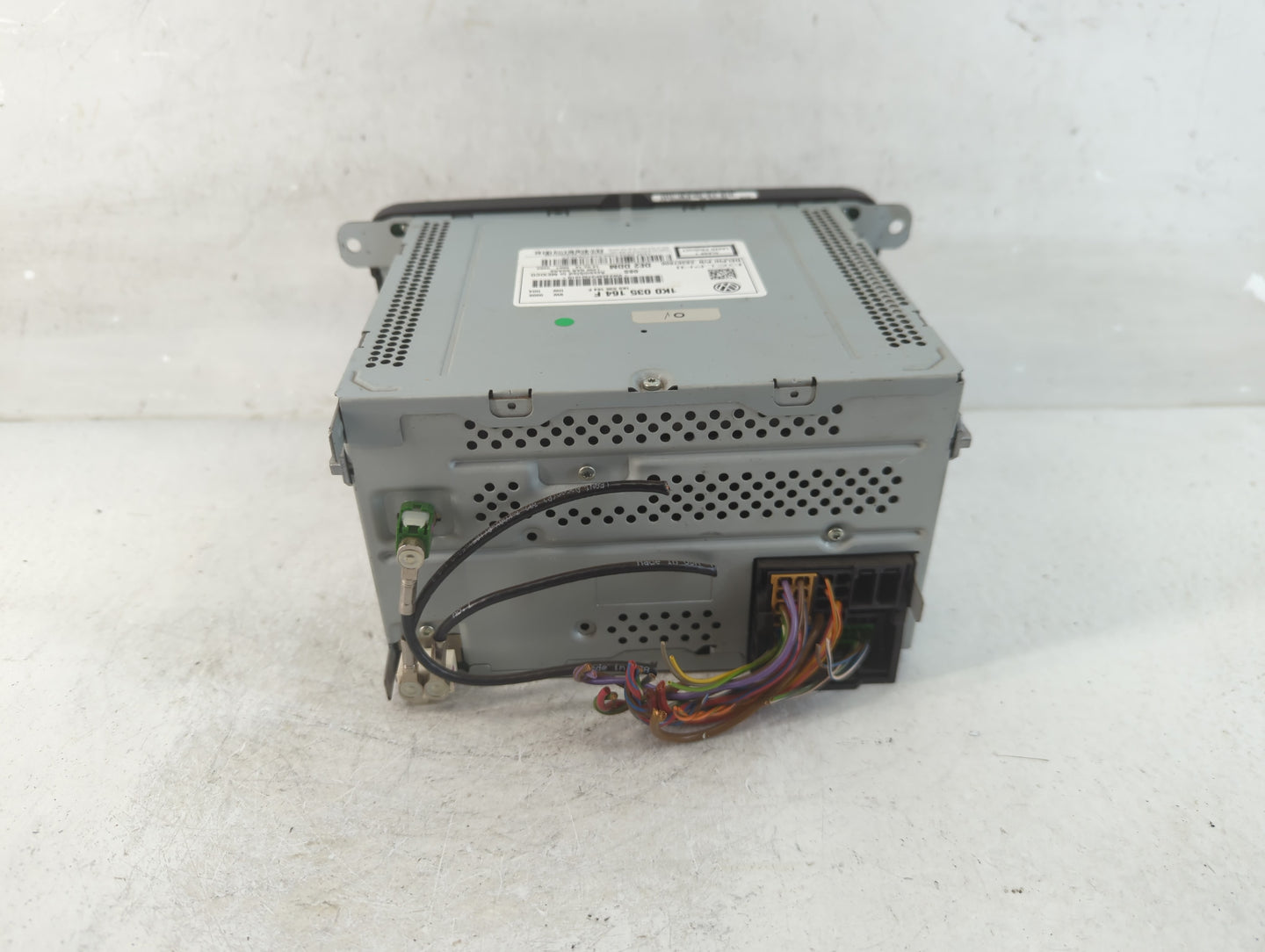 2014 Volkswagen Jetta Radio AM FM Cd Player Receiver Replacement P/N:1K0 035 164 F Fits Fits 2013 2015 OEM Used Auto Parts -