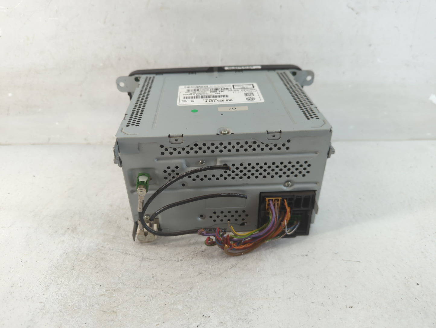2014 Volkswagen Jetta Radio AM FM Cd Player Receiver Replacement P/N:1K0 035 164 F Fits Fits 2013 2015 OEM Used Auto Parts -
