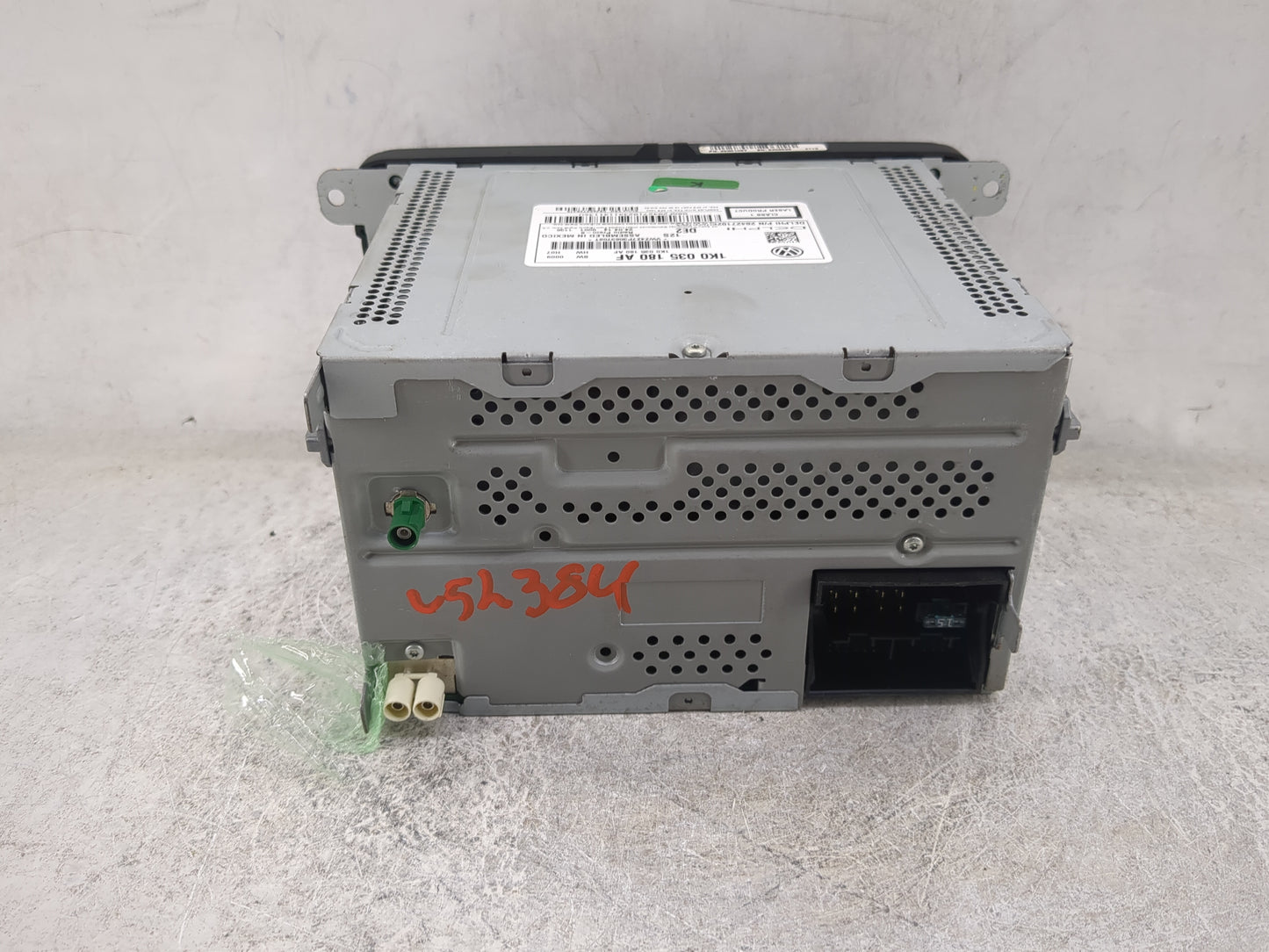 2014 Volkswagen Jetta Gli Radio AM FM Cd Player Receiver Replacement P/N:1K0035180AF 28427102 Fits Fits 2012 2013 2015 2016 