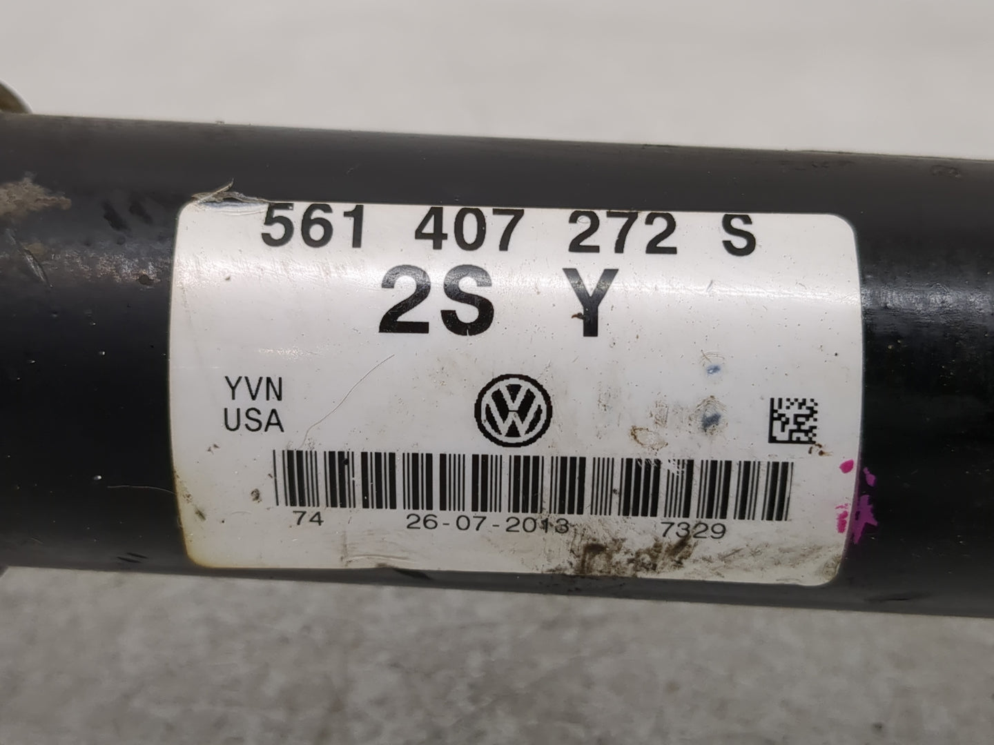 2012-2015 Volkswagen Passat Axle Shaft Front Passenger Cv C/v 1127664 - Oemusedautoparts1.com