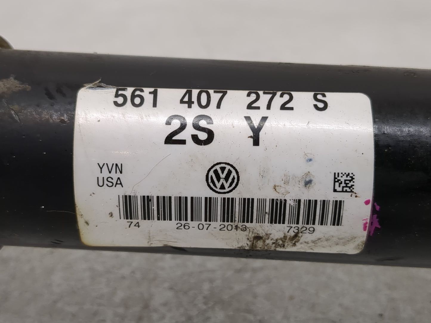 2012-2015 Volkswagen Passat Axle Shaft Front Passenger Cv C/v 1127664 - Oemusedautoparts1.com