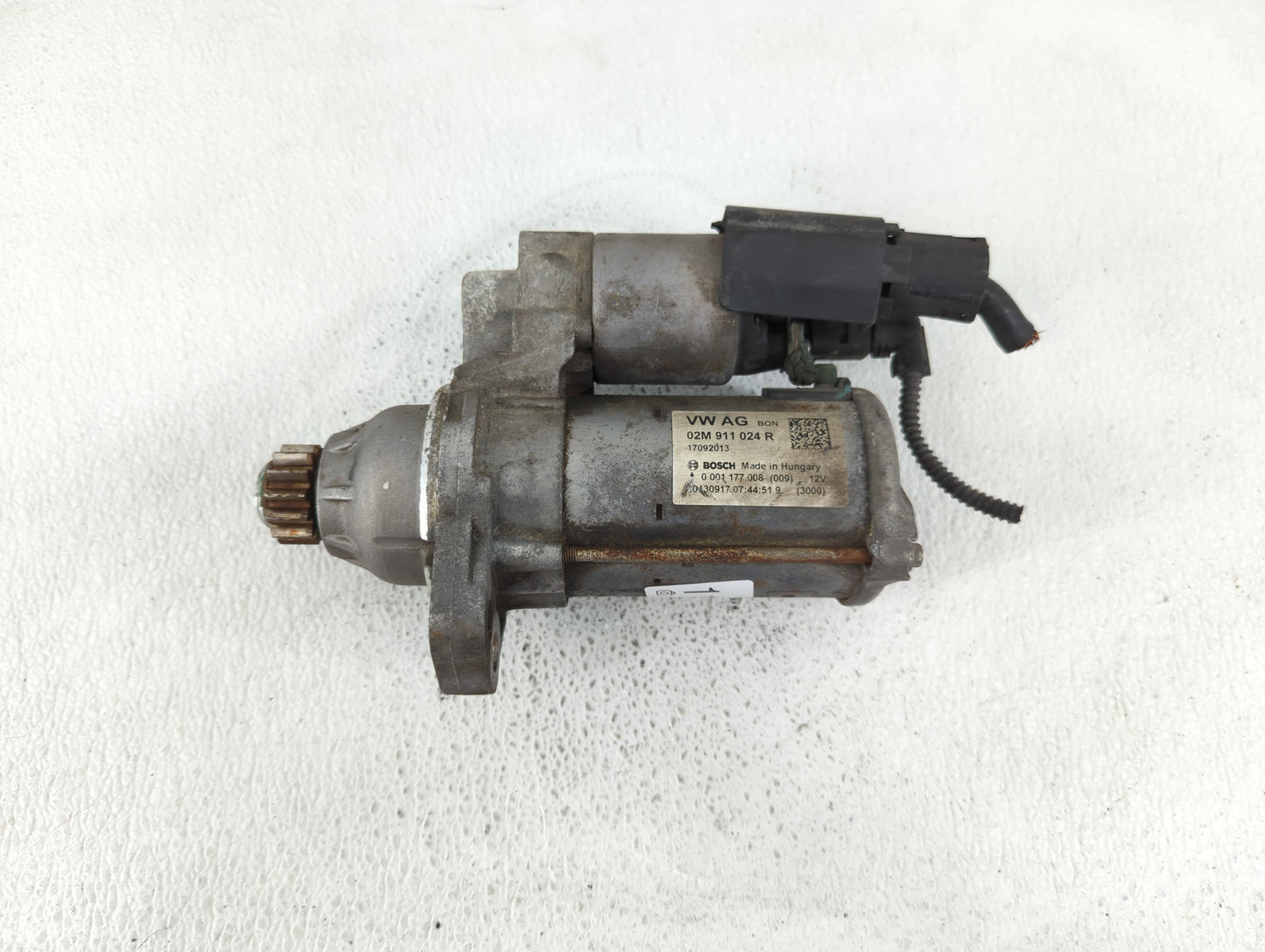 2014-2020 Volkswagen Passat Car Starter Motor Solenoid OEM P/N:02M 911 024 R Fits OEM Used Auto Parts - Oemusedautoparts1.co