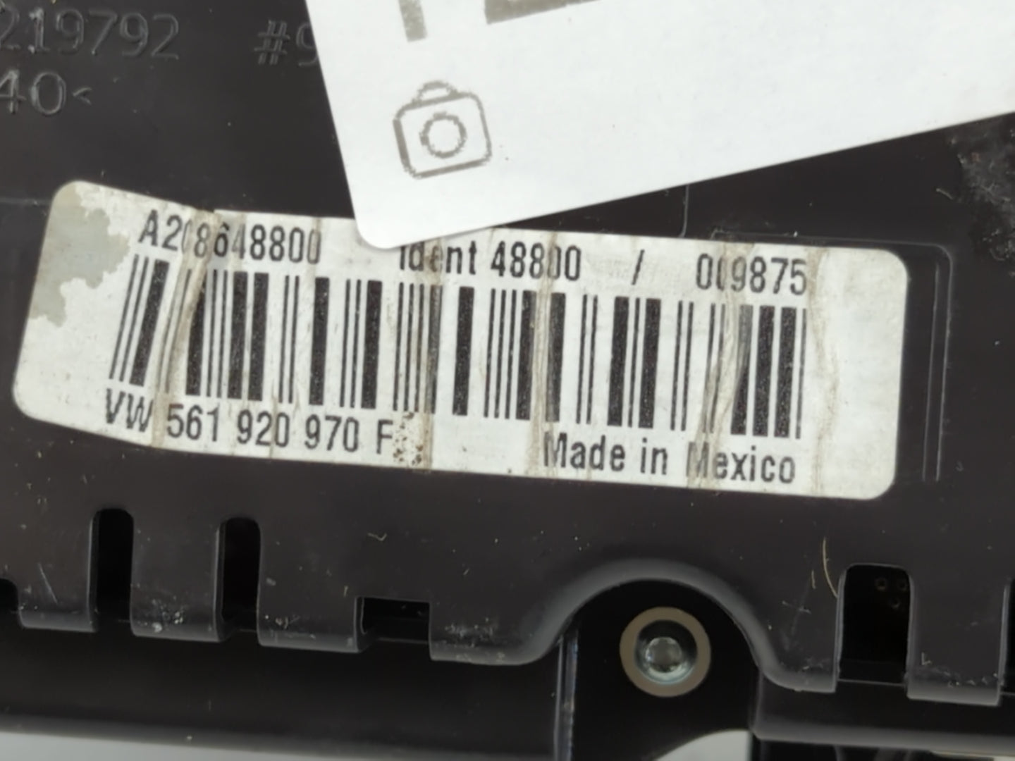 2013-2014 Volkswagen Passat Instrument Cluster Speedometer Gauges Fits Fits 2013 2014 OEM Used Auto Parts - Oemusedautoparts