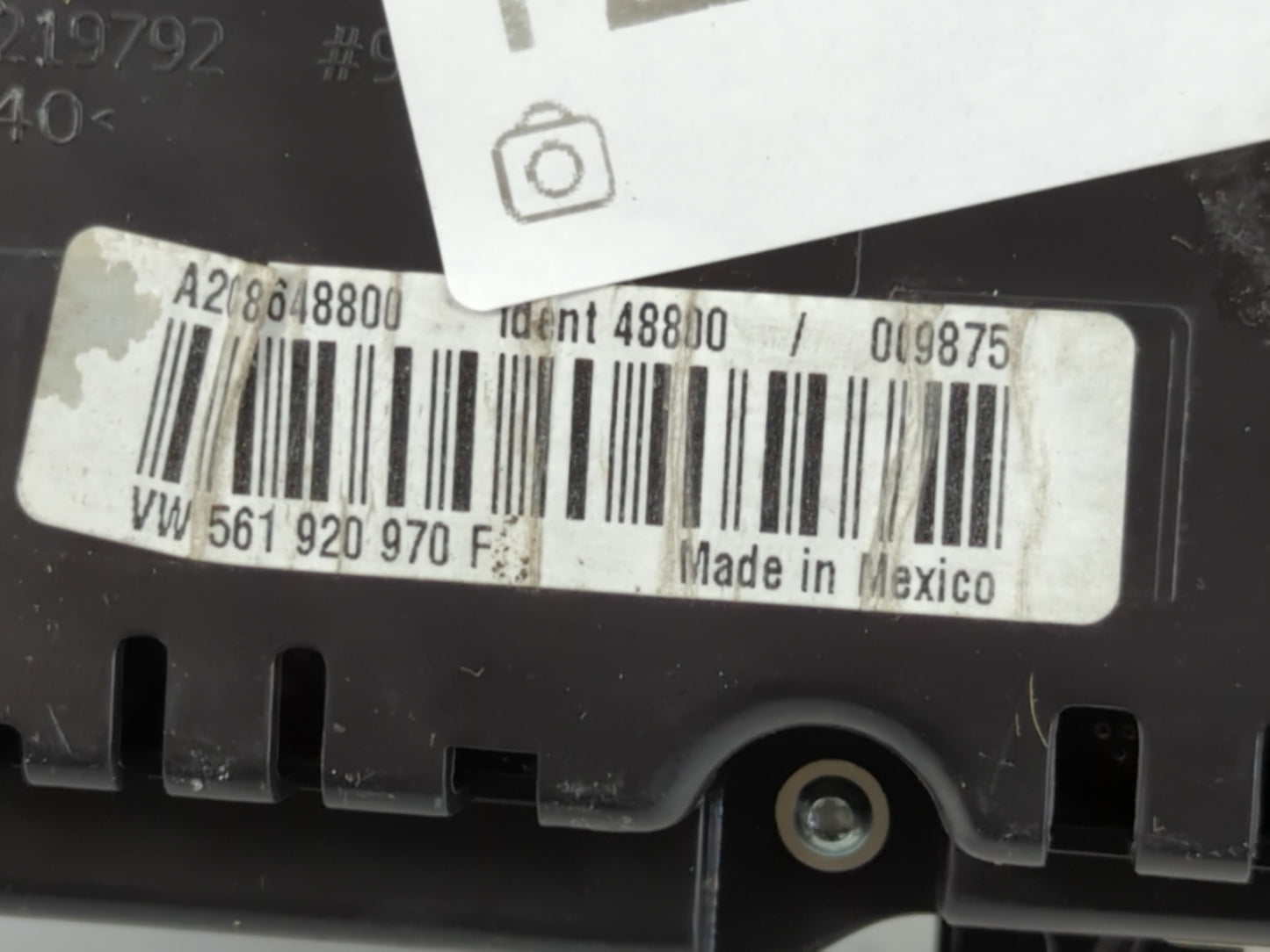 2013-2014 Volkswagen Passat Instrument Cluster Speedometer Gauges Fits Fits 2013 2014 OEM Used Auto Parts - Oemusedautoparts