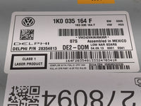 2012-2015 Volkswagen Passat Radio AM FM Cd Player Receiver Replacement P/N:1K0 035 164 F Fits Fits 2011 2012 2013 2014 2015 