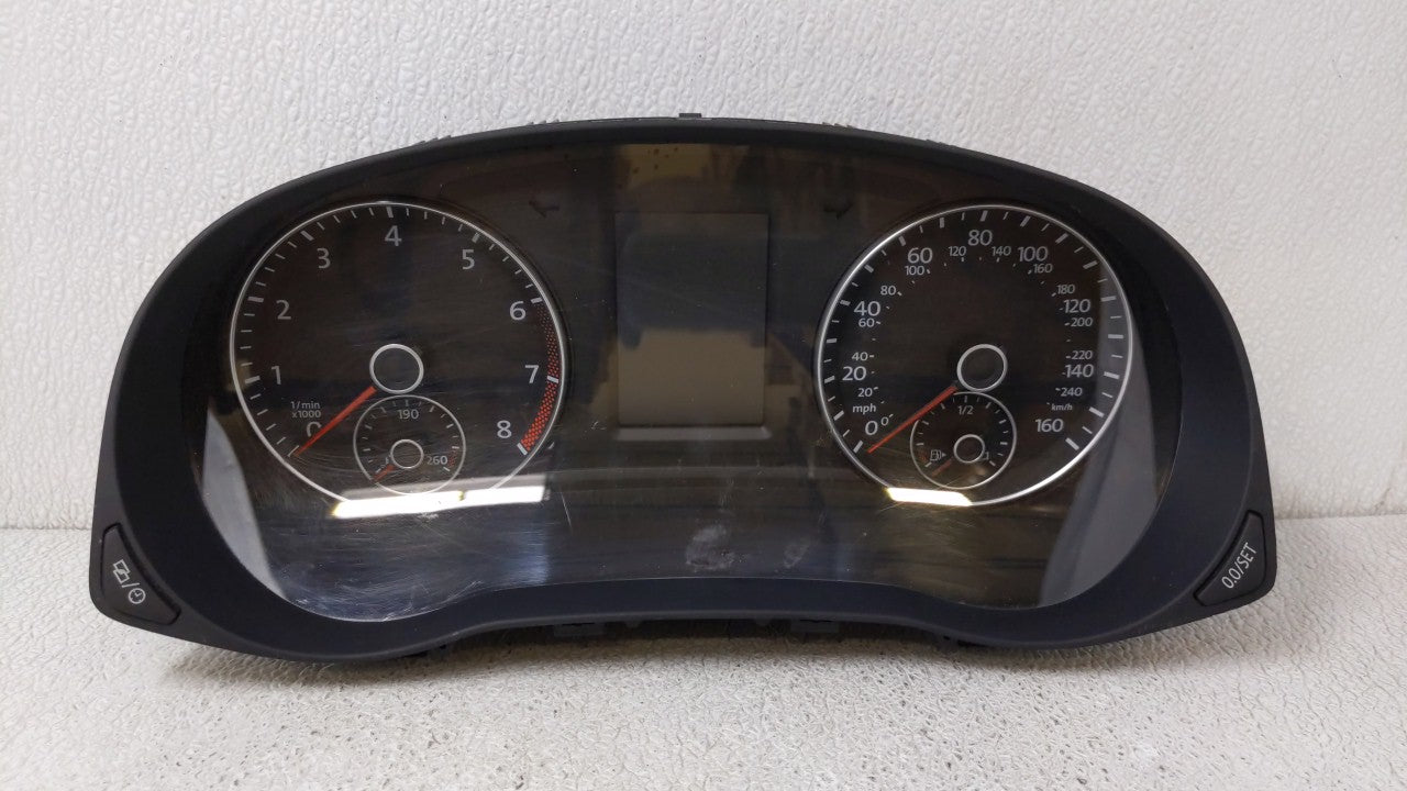 2013-2014 Volkswagen Passat Instrument Cluster Speedometer Gauges P/N:561 920 970 F 561 920 960 D Fits Fits 2013 2014 OEM Us