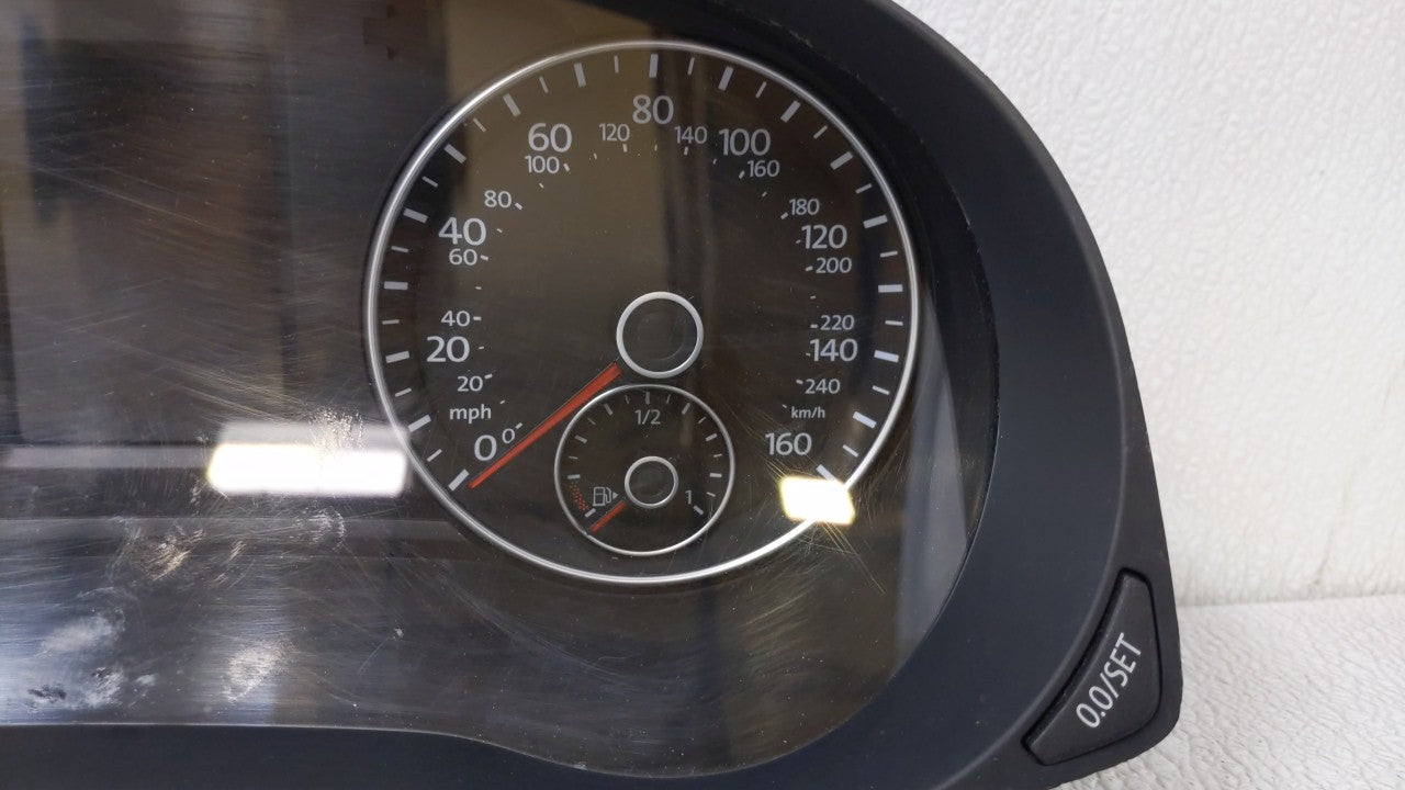 2013-2014 Volkswagen Passat Instrument Cluster Speedometer Gauges P/N:561 920 970 F 561 920 960 D Fits Fits 2013 2014 OEM Us