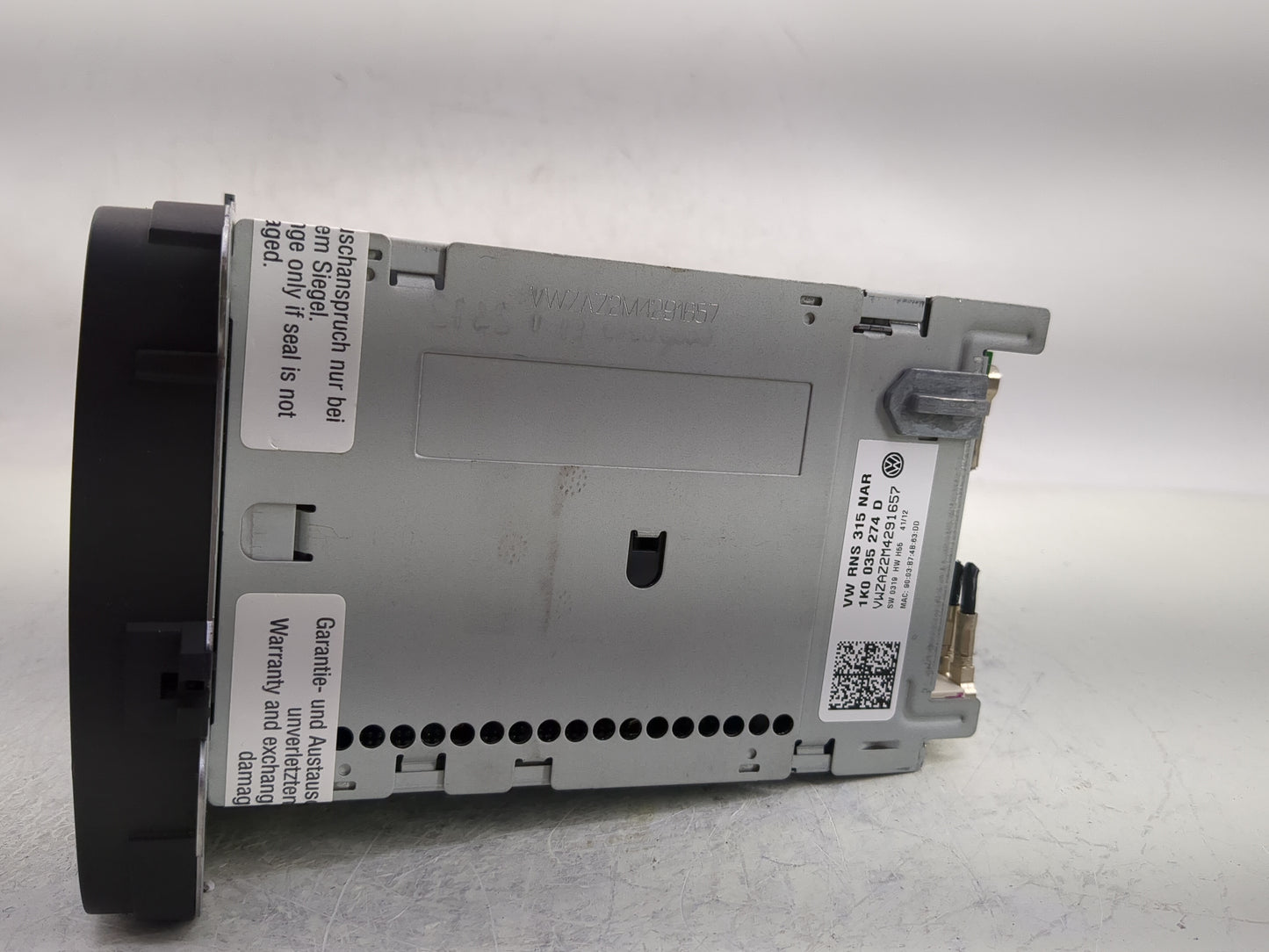 2012-2015 Volkswagen Passat Radio AM FM Cd Player Receiver Replacement P/N:1K0 035 274 D Fits Fits 2011 2012 2013 2014 2015 