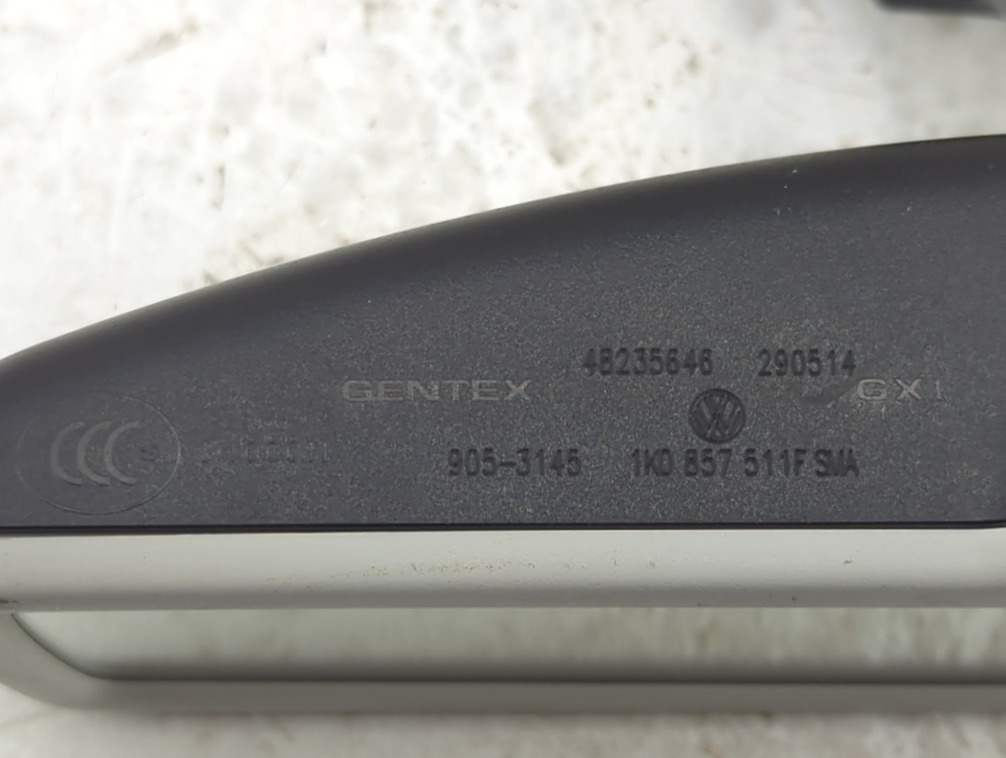 2012-2015 Volkswagen Passat Interior Rear View Mirror Replacement OEM P/N:1K0 857 511F Fits Fits 2012 2013 2014 2015 OEM Use