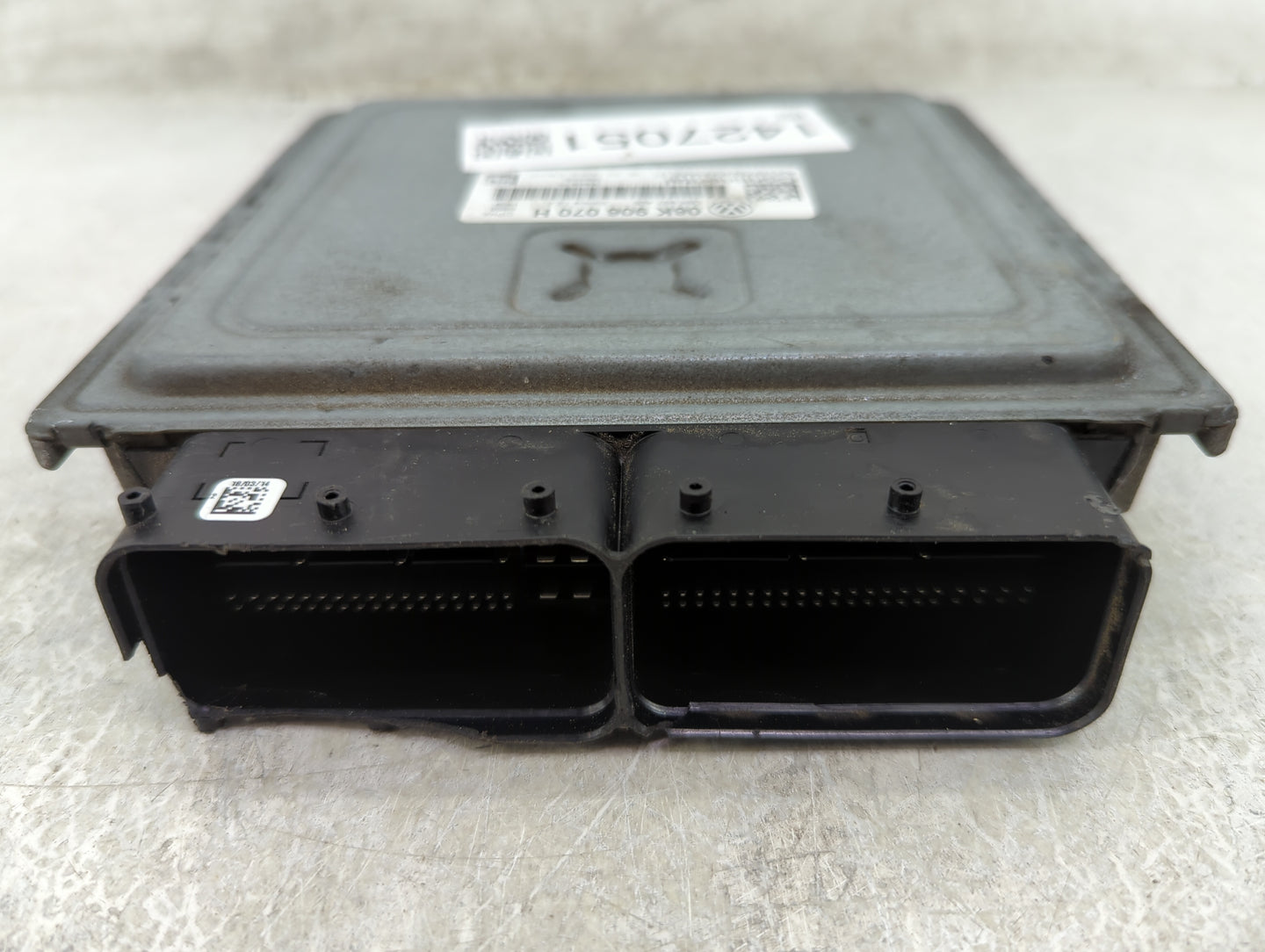2014 Volkswagen Passat PCM Engine Control Computer ECU ECM PCU OEM P/N:06K 906 070 H 06K 907 425 Fits Fits 2015 OEM Used Aut