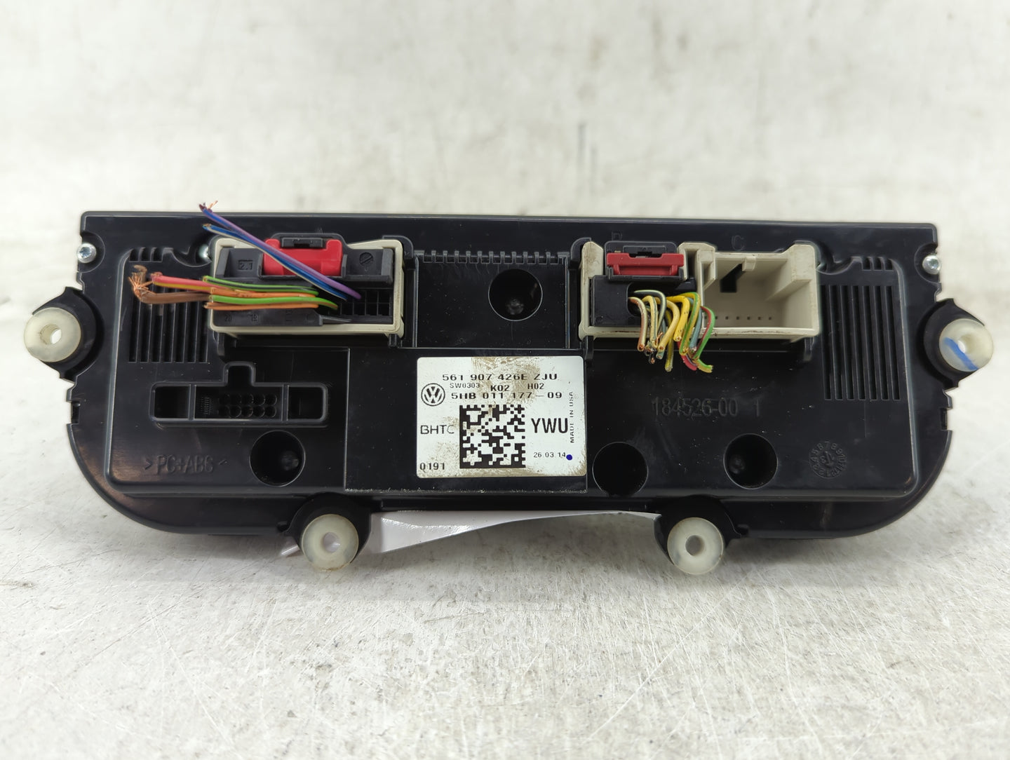 2013-2015 Volkswagen Passat Climate Control Module Temperature AC/Heater Replacement P/N:561907426EZJU Fits Fits 2013 2014 2